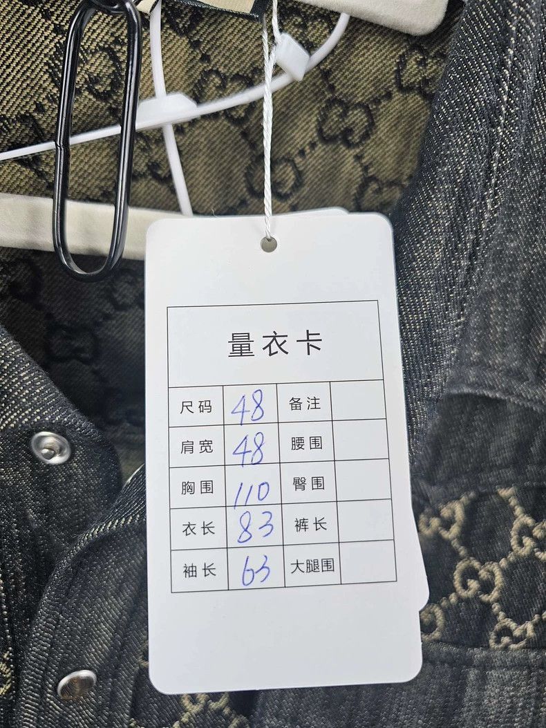 Gucci Gucci Printed Denim Jacket in Size 48-2506 Size US L / EU 52-54 / 3 - 9 Thumbnail
