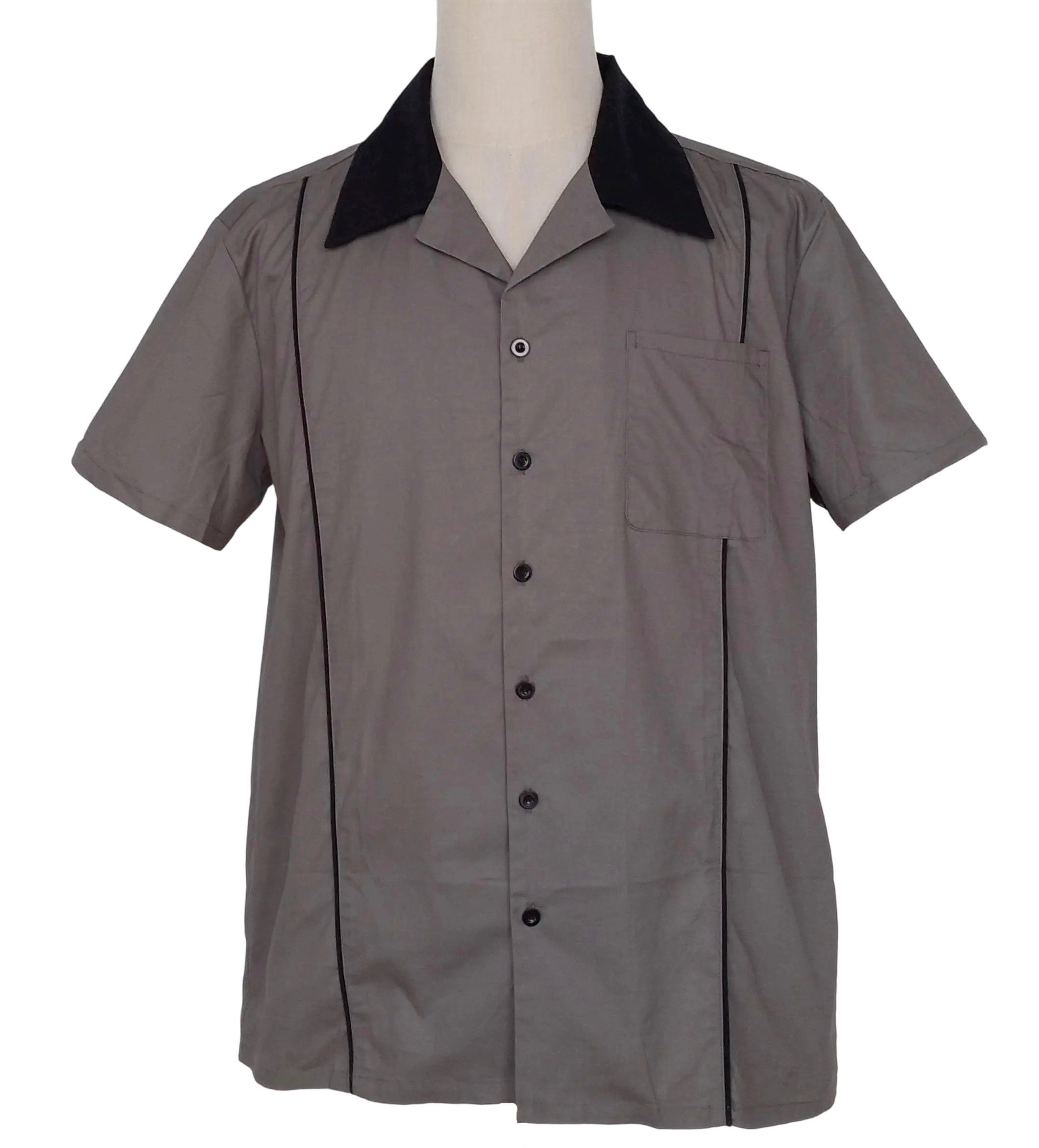 Other Gray-Vintage Style Design Shirts For Men Size US XXL / EU 58 / 5 - 1 Thumbnail