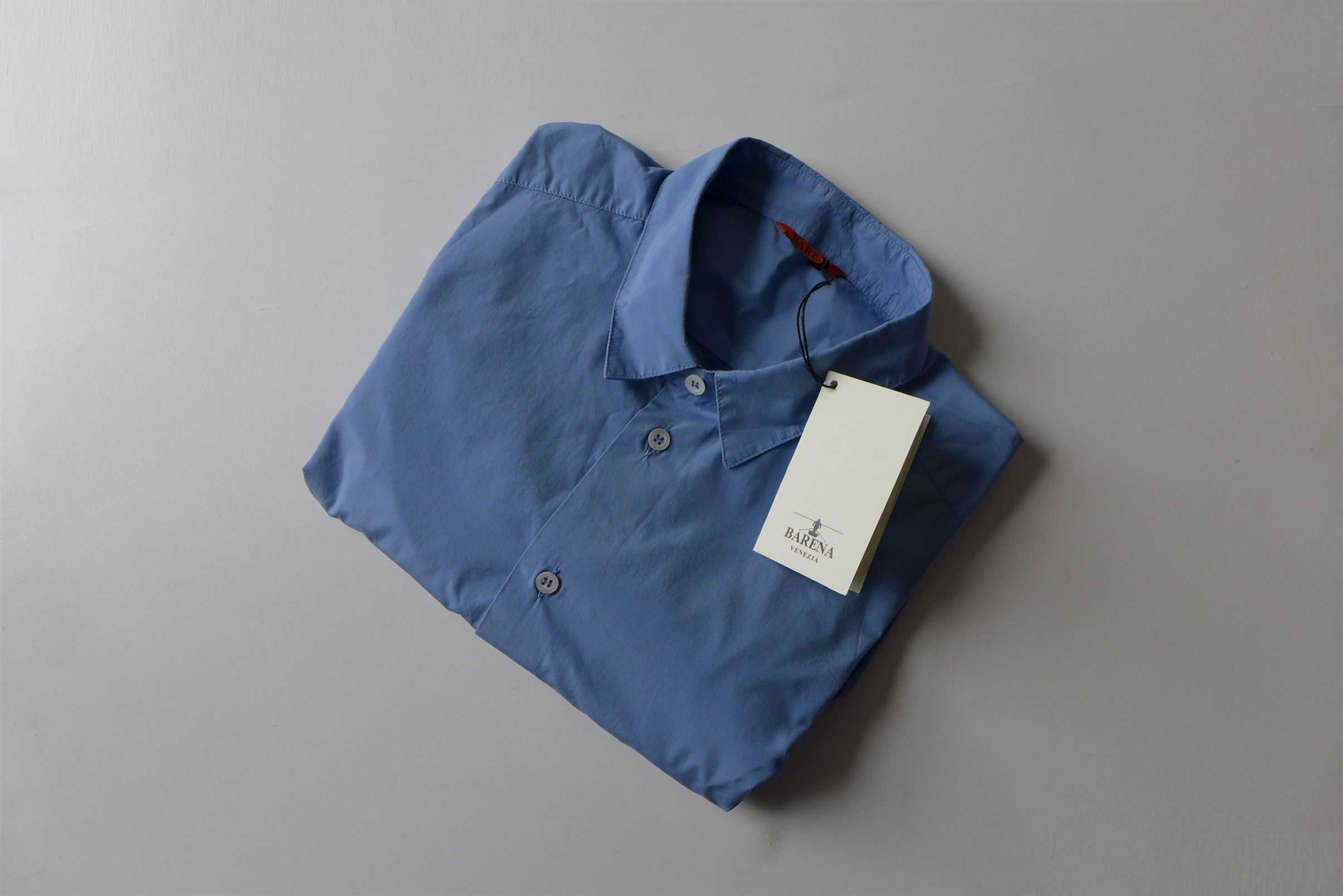 Barena Barena Coppi Supio Shirt -- Sky Blue Cotton Size US L / EU 52-54 / 3 - 8 Thumbnail