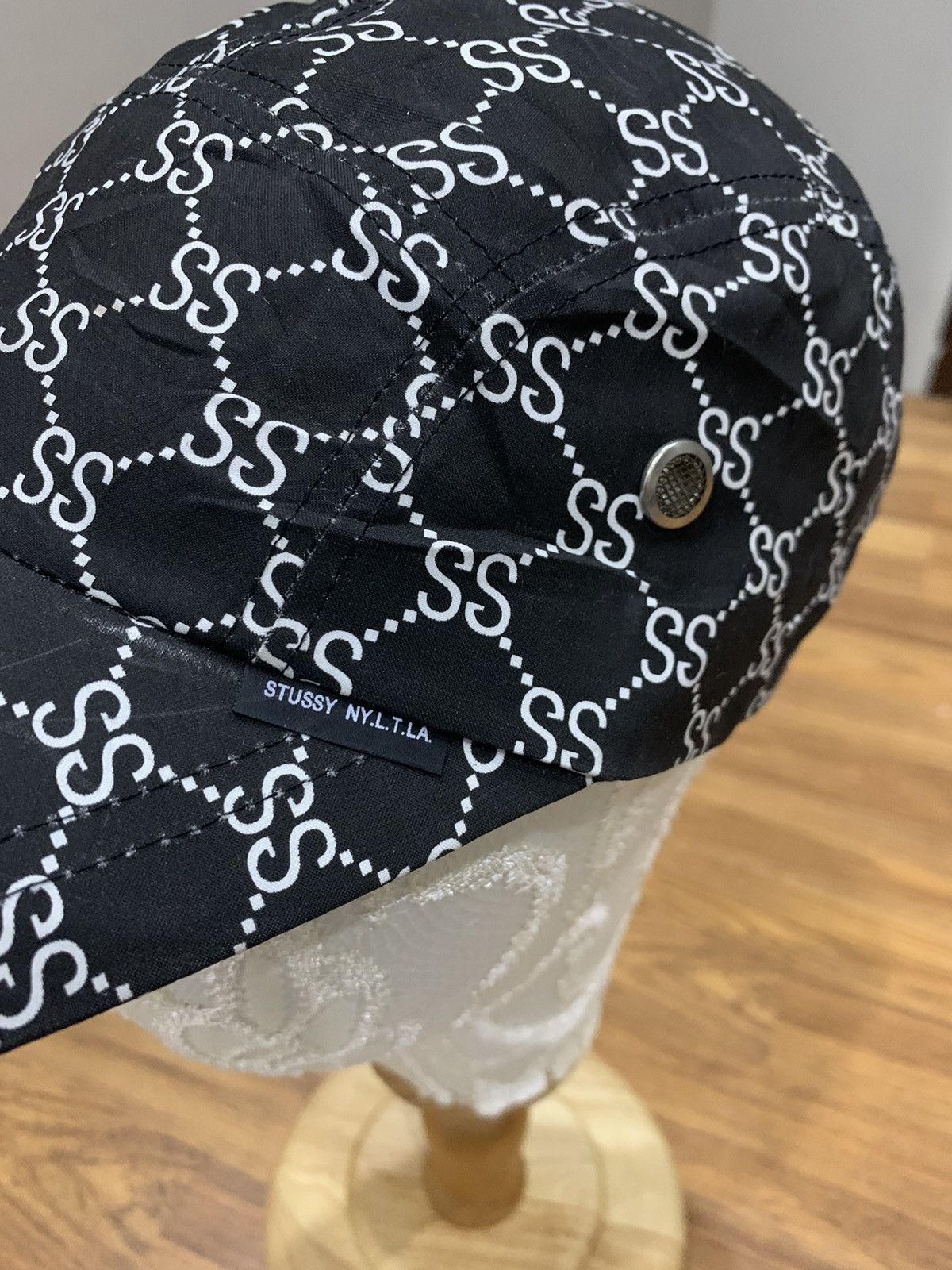 Stussy STUSSY STUCCI FULL MONOGRAM FIVE PANELS CAP HAT Size ONE SIZE - 5 Thumbnail