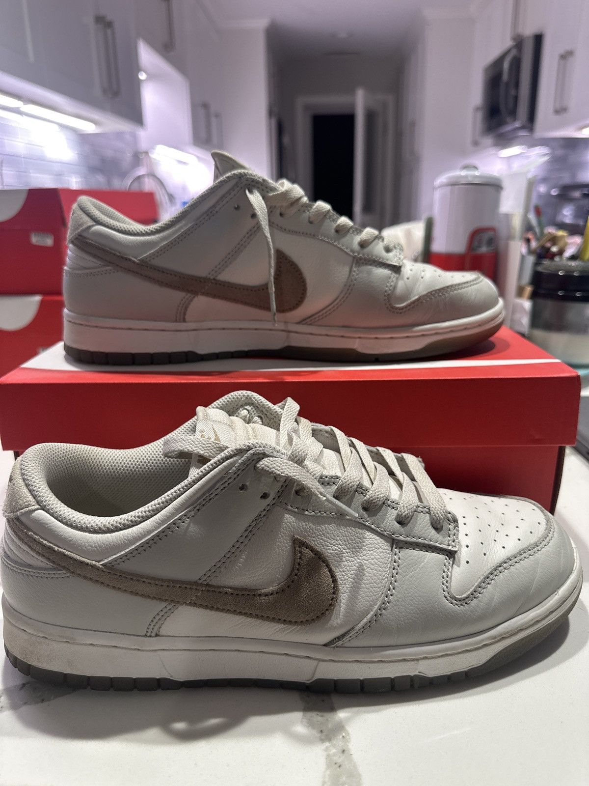 Nike NIKE DUNK LOW SE ‘PHANTOM KHAKI’ Size US 11 / EU 44 - 2 Thumbnail