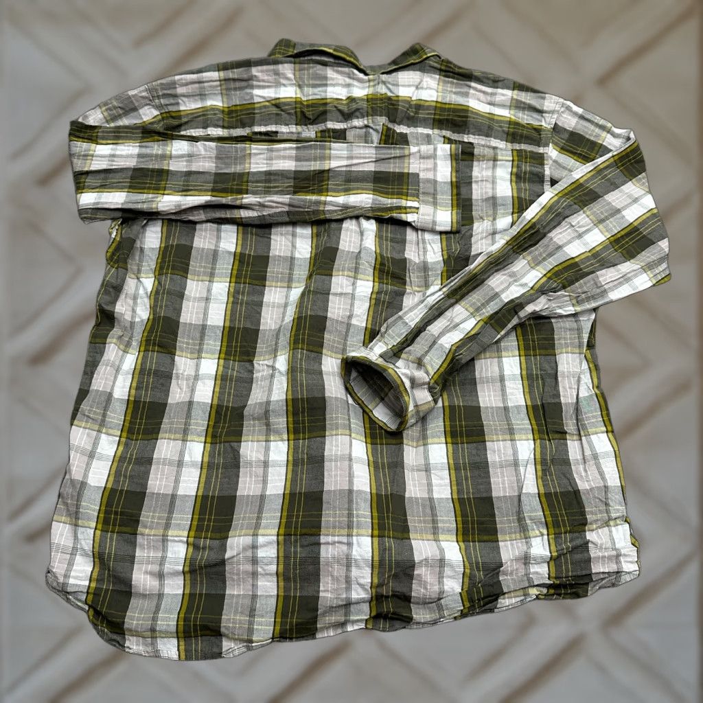 Vintage Columbia Shirt Men 2XL Green Plaid Long Sleeve Button-Down Cotton Casual Outdoor Size US XXL / EU 58 / 5 - 1 Thumbnail