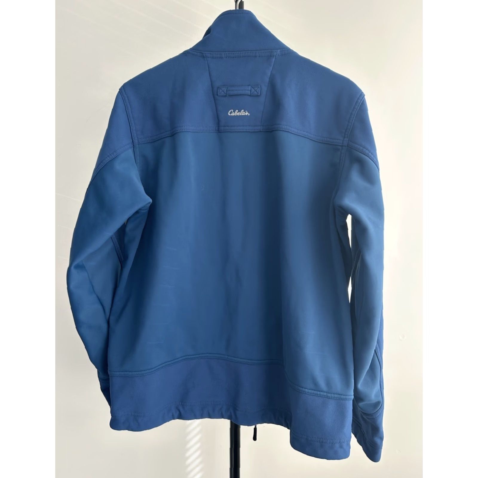 Vintage Women's Cabela's Outdoor Blue & Grey Lightweight SoftShell ZipUp Jacket Size Med Size M / US 6-8 / IT 42-44 - 3 Thumbnail