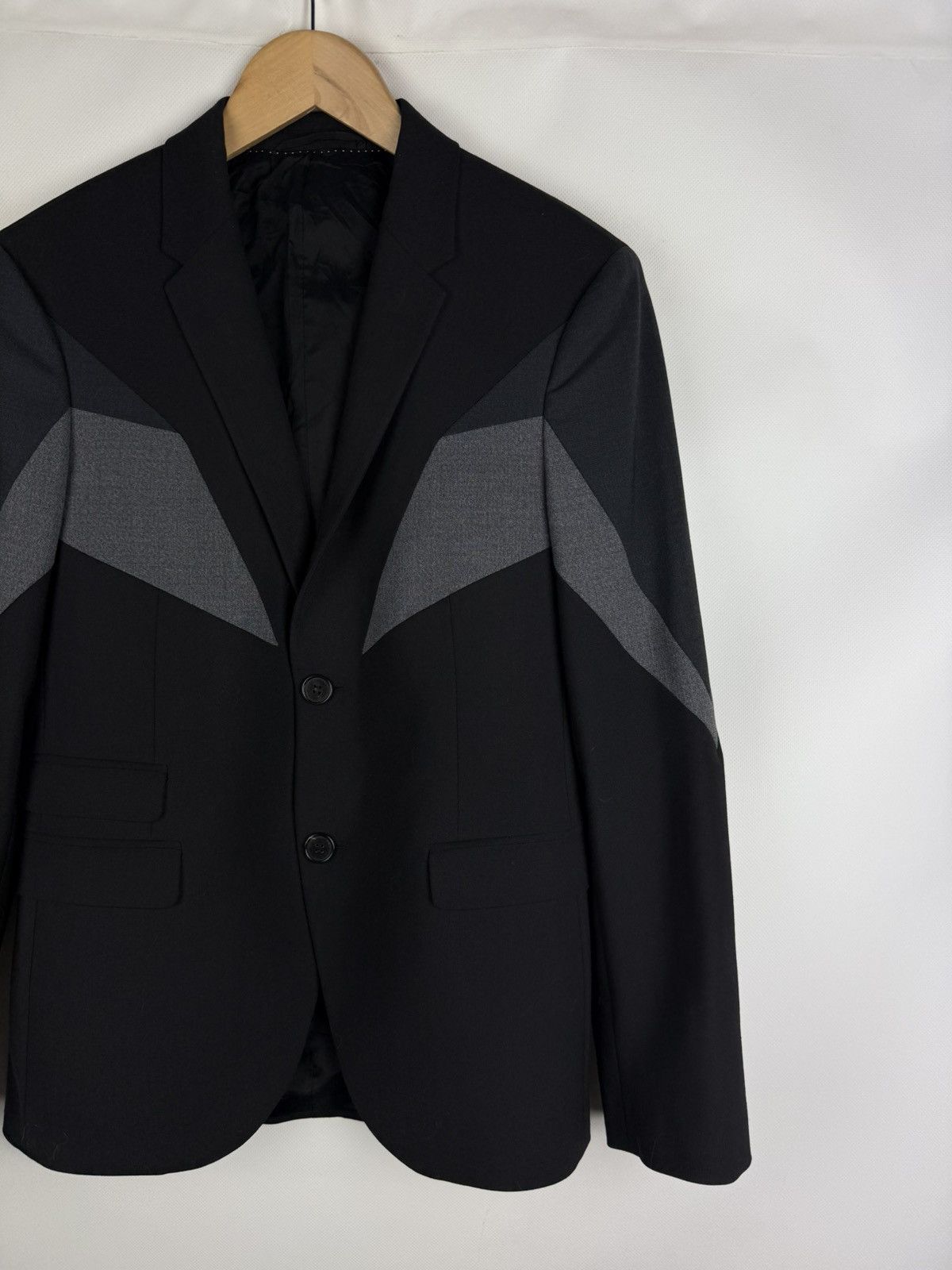 Neil Barrett Neil Barrett Wool Blazer Jacket Size US 36 / EU 46 Slim Fit Size 36R - 3 Thumbnail