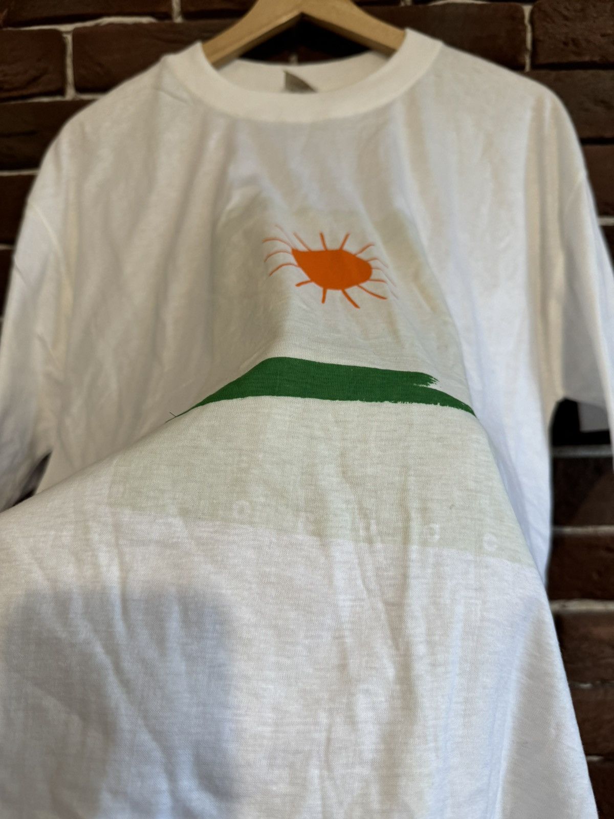 Fiorucci Vintage 90s Fiorucci Sun Flower Art Tee Hype Designer 2 whit Size US XXL / EU 58 / 5 - 4 Thumbnail