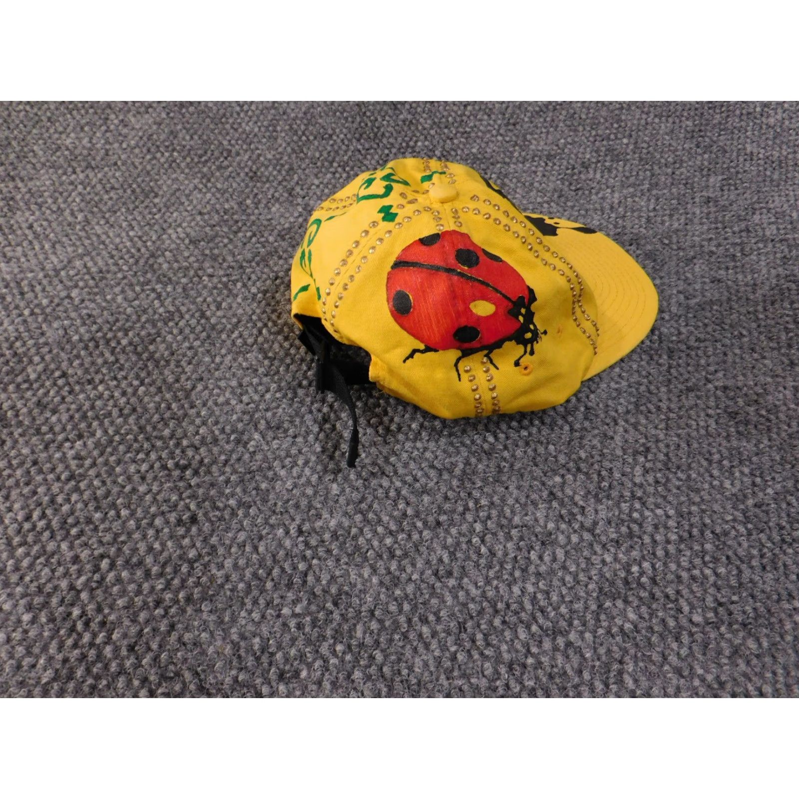 Vans VANS Hat Mens Adjustable Yellow Snoopy Good Grief Baseball Cap Size ONE SIZE - 5 Thumbnail