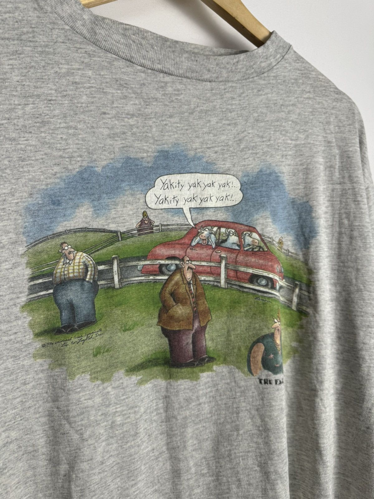 Vintage Vintage 1980s The Far Side Cartoon Tee Size US XL / EU 56 / 4 - 4 Thumbnail
