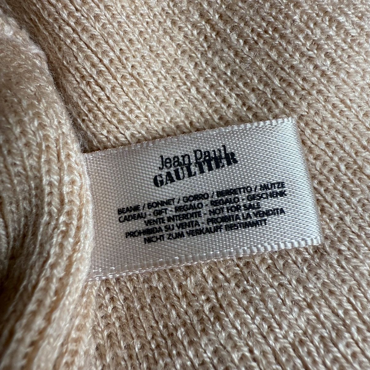 Jean Paul Gaultier Jean Paul Gaultier Logo Beanie Size ONE SIZE - 4 Thumbnail