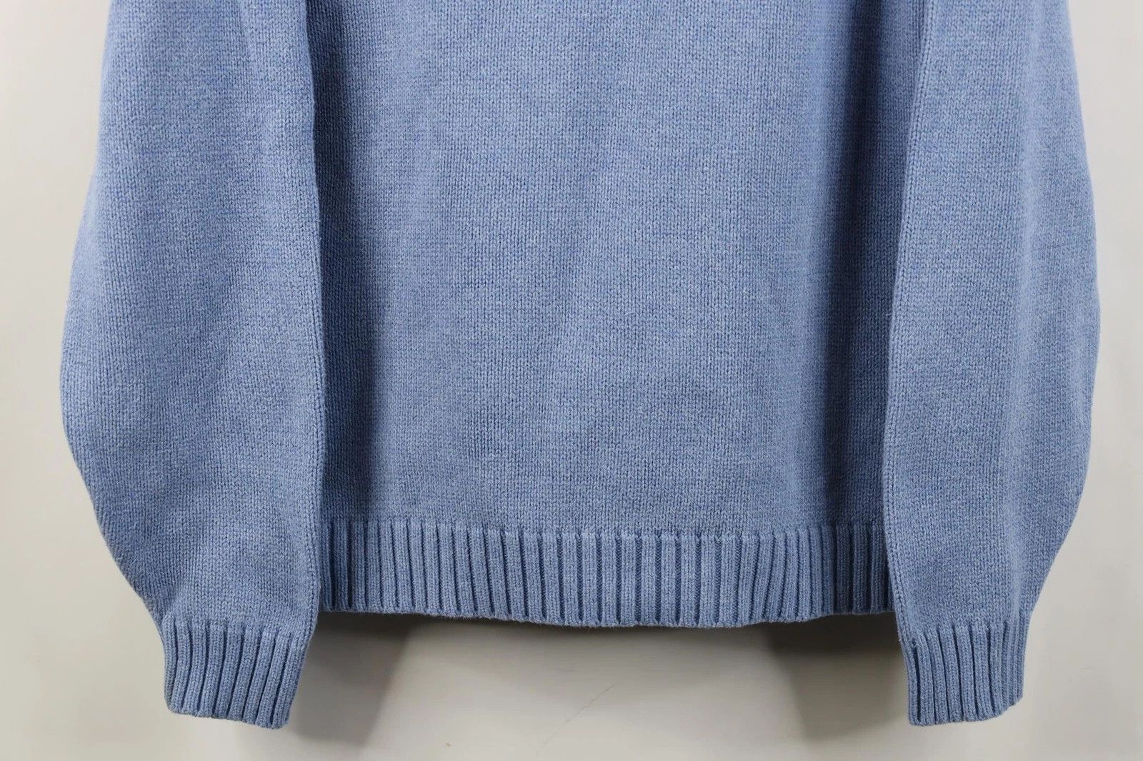 Lands' End Vintage 90s Lands End Knit Crewneck Sweater Blue Japan Size L / US 10 / IT 46 - 3 Thumbnail