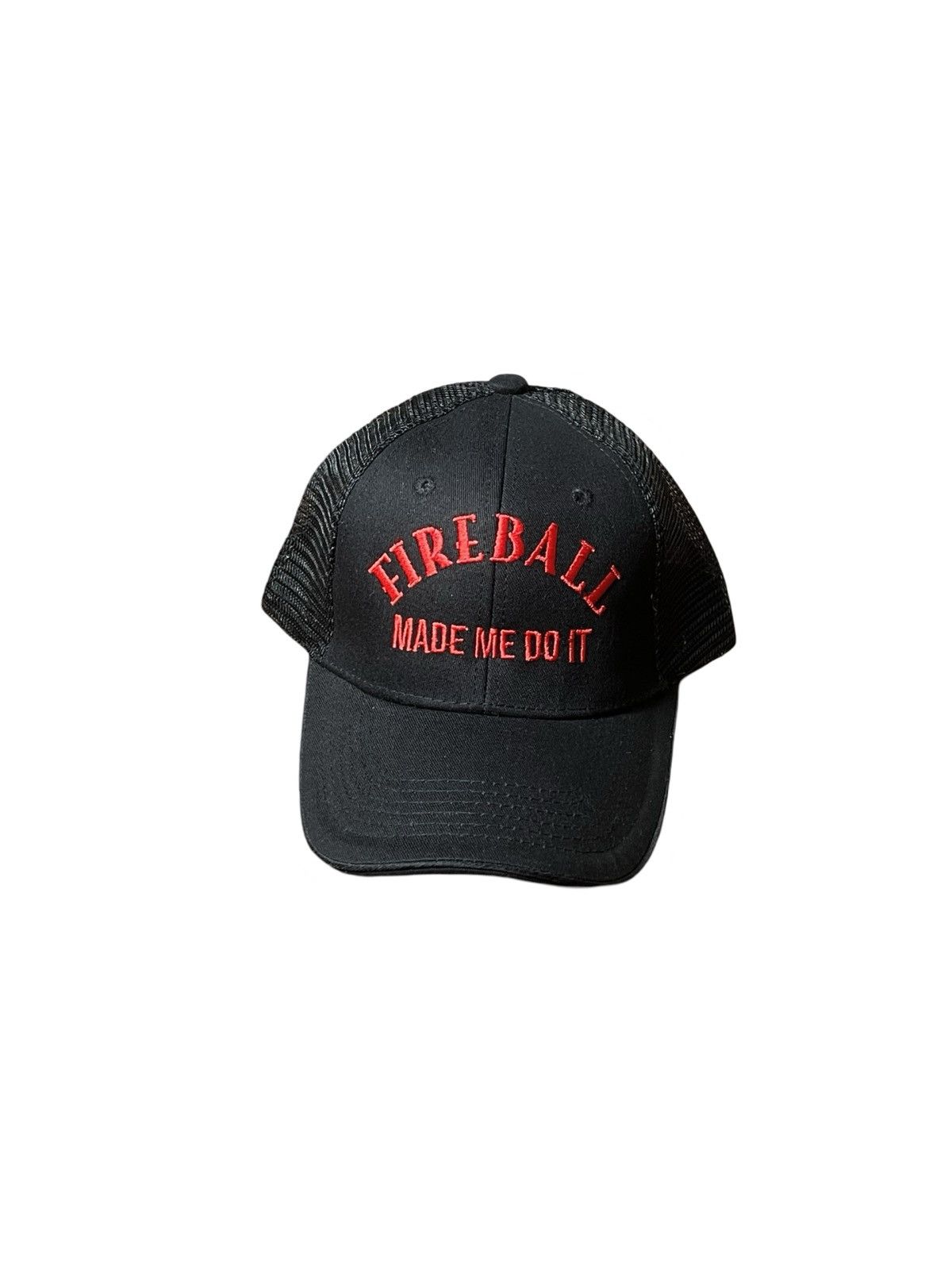 Other Fireball Trucker Hat Red and Black Size ONE SIZE - 1 Thumbnail