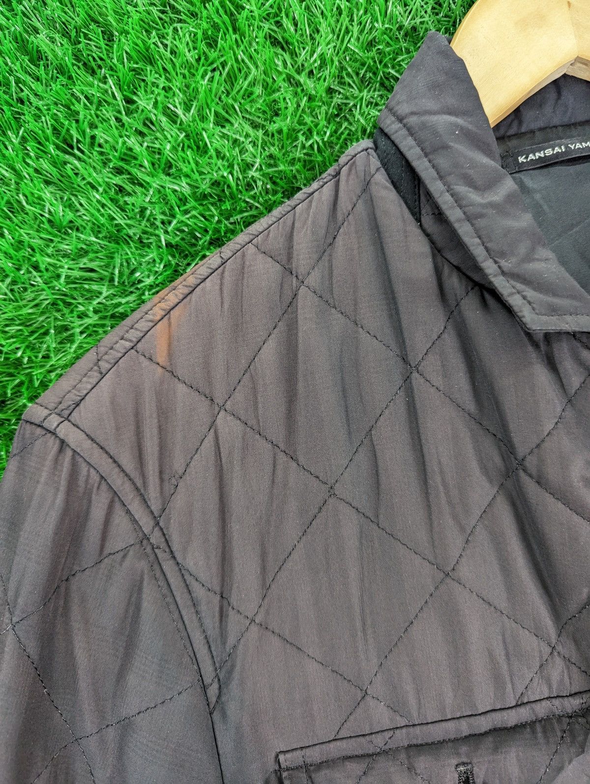 Japanese Brand × Kansai Yamamoto × Vintage Vintage Kansai Yamamoto Sun Faded Quilted Jacket Size US M / EU 48-50 / 2 - 11 Thumbnail