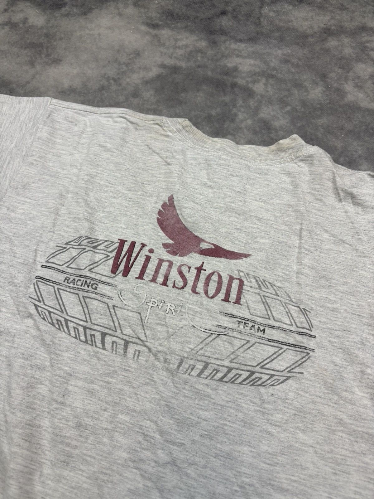 Marlboro Vintage Winston Smoke Cigarettes Racing Team T Shirt Nascar Size US L / EU 52-54 / 3 - 7 Thumbnail