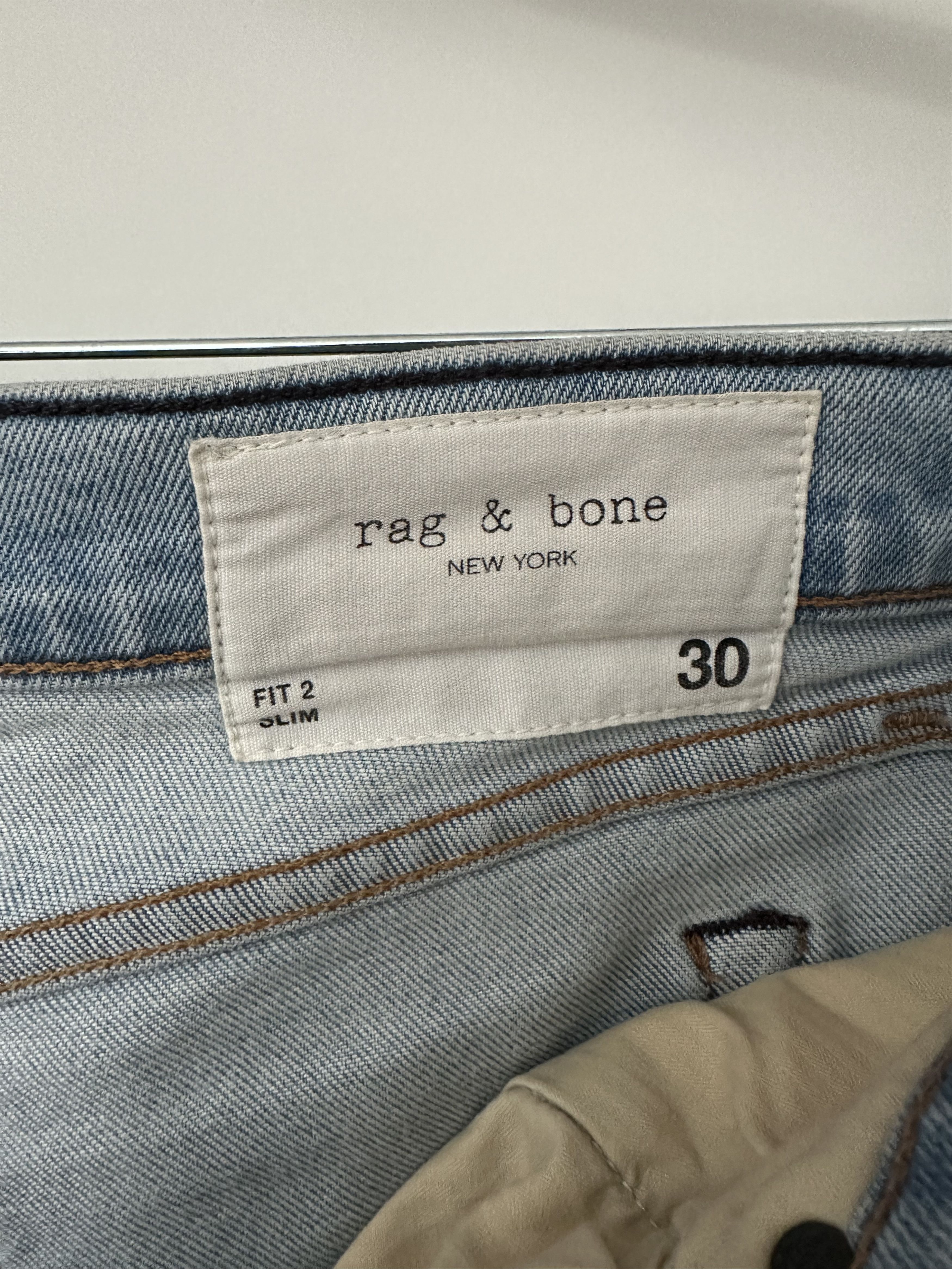 Rag & Bone Fit 2 - Shotwell Jean - Size 30 x 28 Size US 30 / EU 46 - 7 Thumbnail