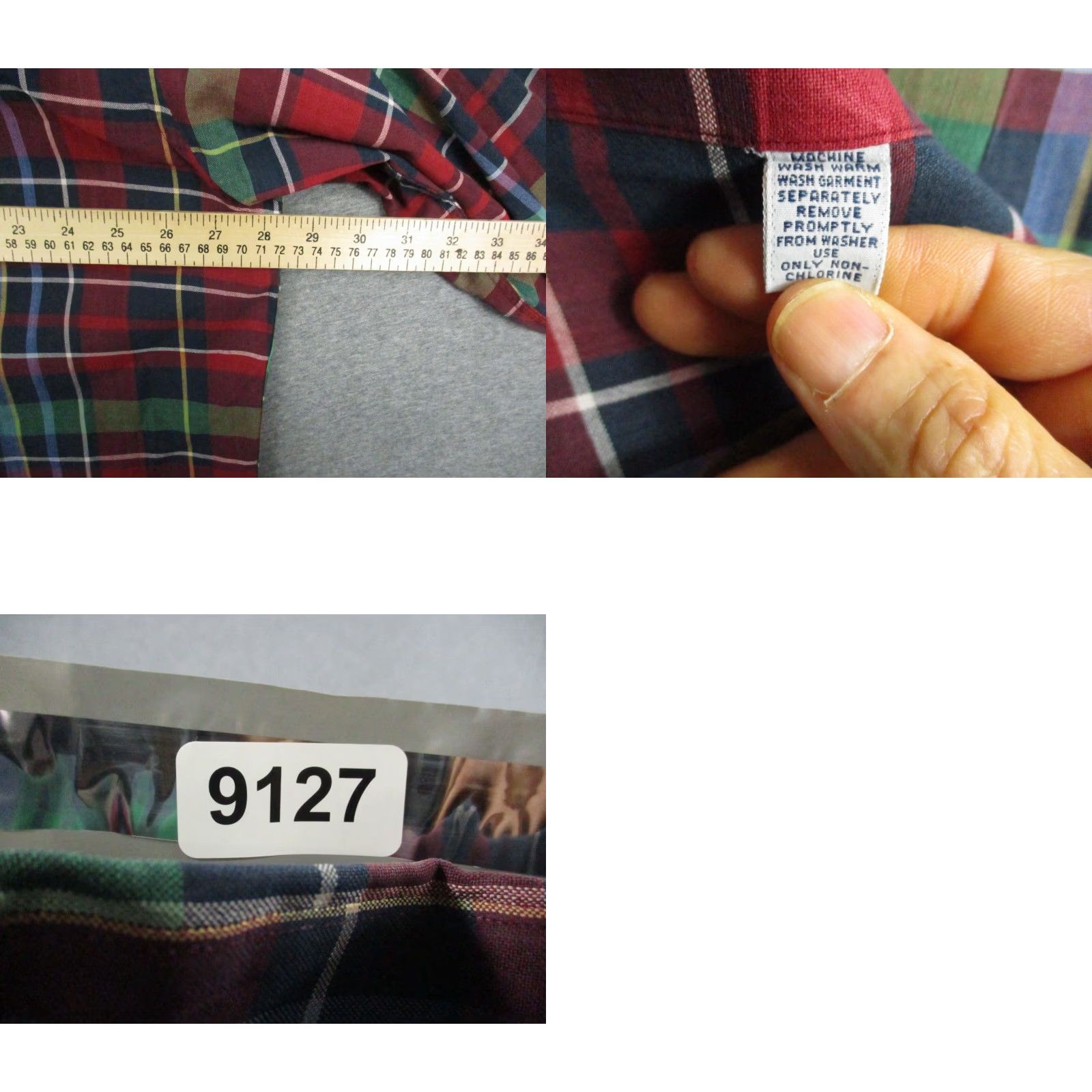 Ralph Lauren Ralph Lauren Shirt XL Mens Button-Up Plaid Red Polo Blaire Long Sleeve Size US XL / EU 56 / 4 - 8 Thumbnail