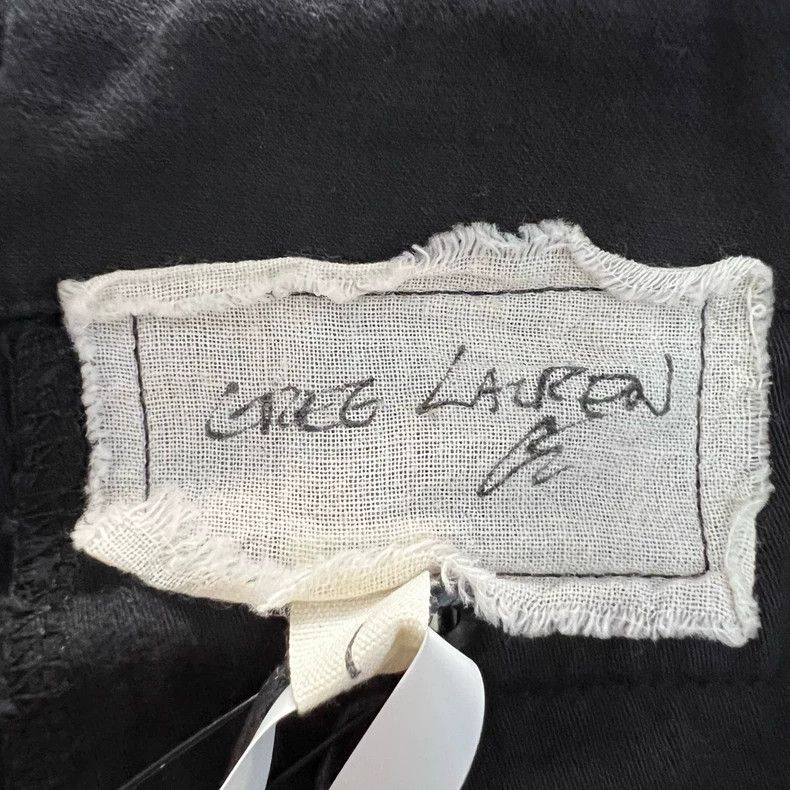Greg Lauren greg lauren Black Z-shaped pattern sports pants 2506-Nextar Size US 34 / EU 50 - 3 Thumbnail
