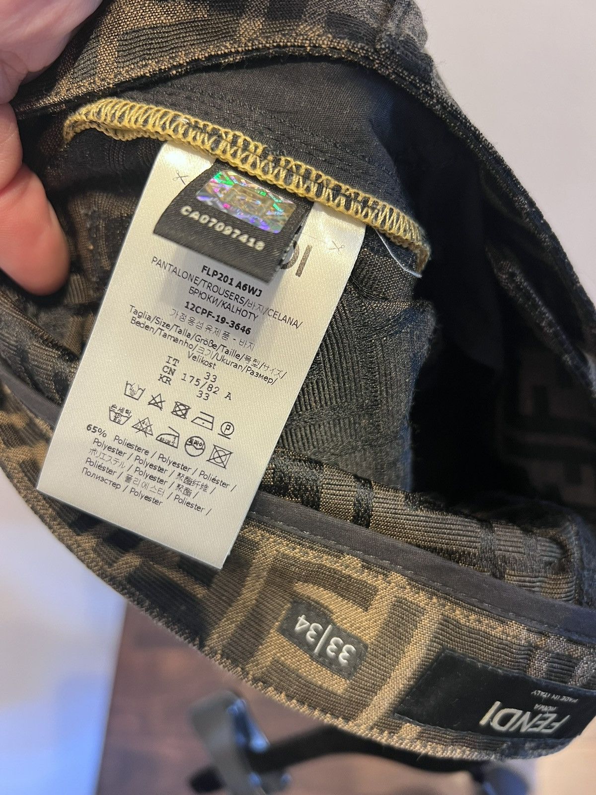 Fendi Fendi Jean Jacquard Size US 33 - 7 Thumbnail