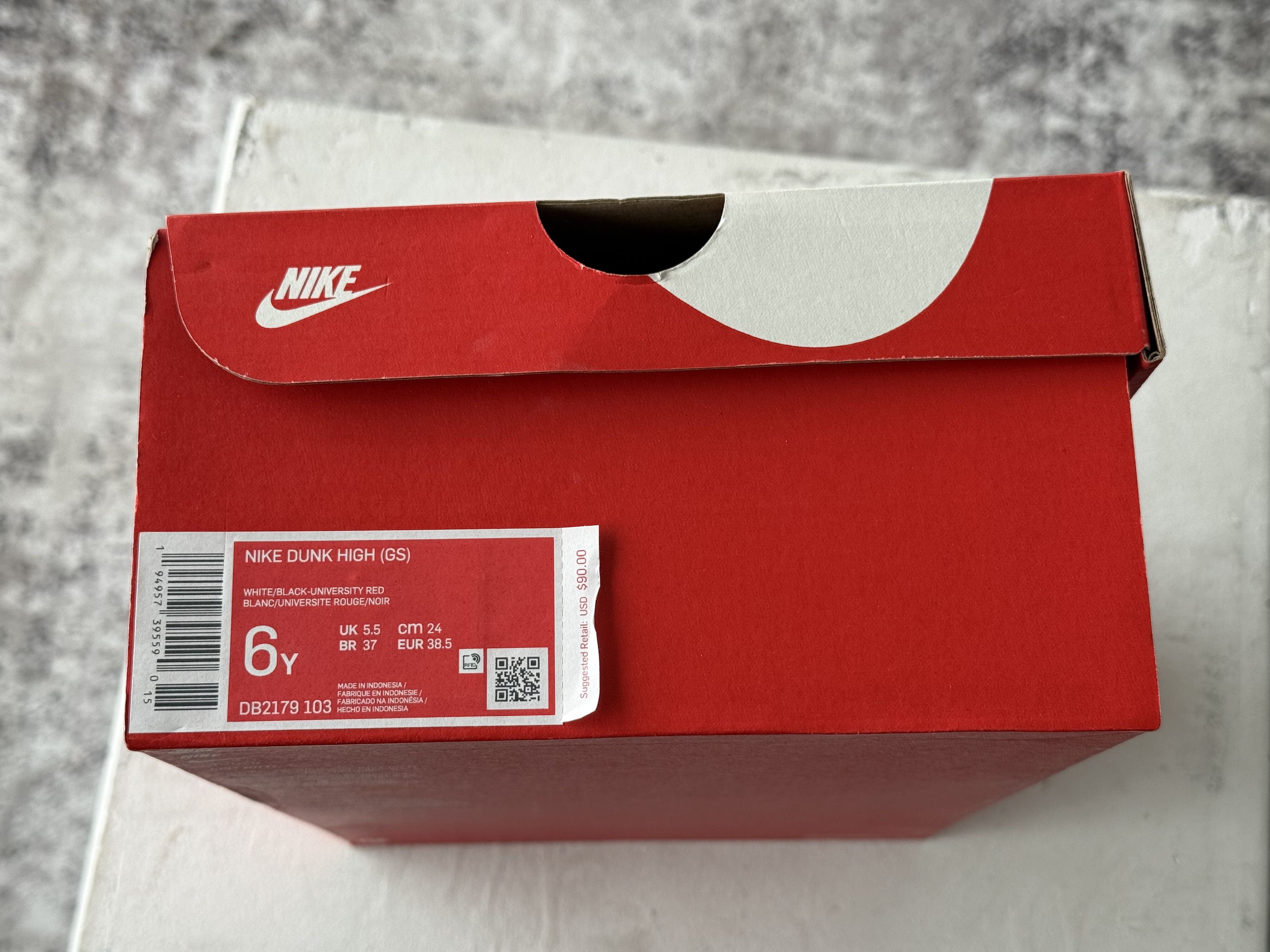 Nike Nike Dunk High GS Black White DB2179-103 size 6Y / wmn 7.5 Size US 7.5 / IT 37.5 - 9 Thumbnail
