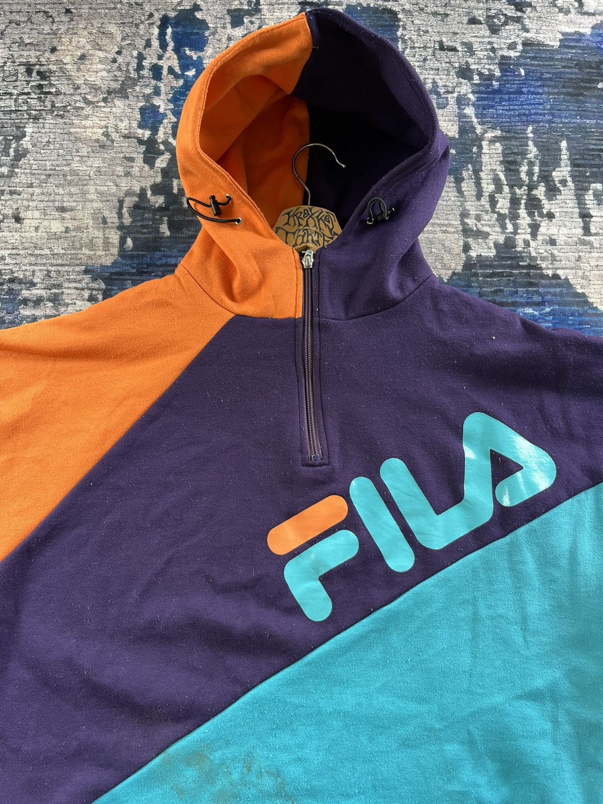 Fila × Japanese Brand 💥STEALS💥Fila Candy Colour Half Zipper Hoodie Size US M / EU 48-50 / 2 - 5 Thumbnail