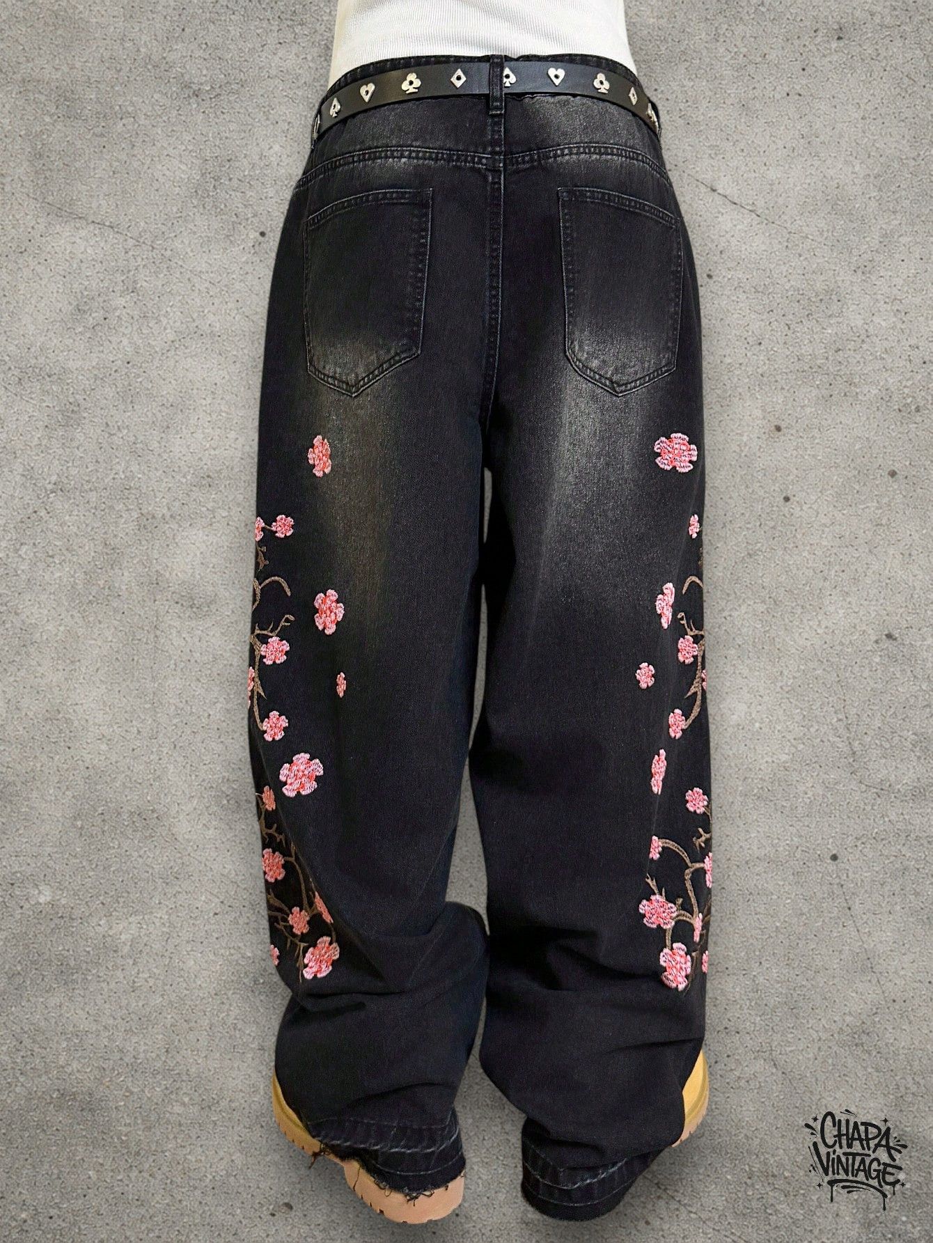 Vintage Washed baggy jeans Size US 32 / EU 48 - 3 Thumbnail