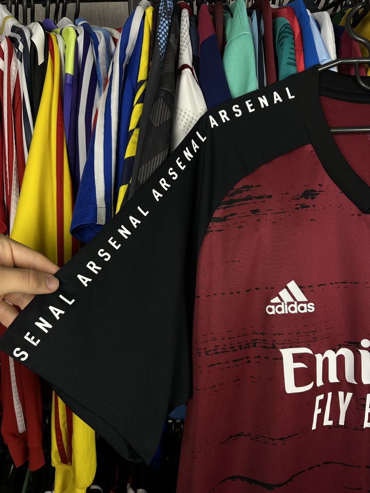 Adidas Adidas Arsenal FC 2020-21 Pre-Match Red Jersey Kit FH7895 Size US XXL / EU 58 / 5 - 4 Thumbnail