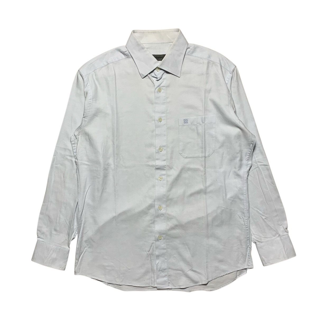 Givenchy Givenchy Simply Baby Blue Pocket Shirt Button Up Size US L / EU 52-54 / 3 - 1 Thumbnail