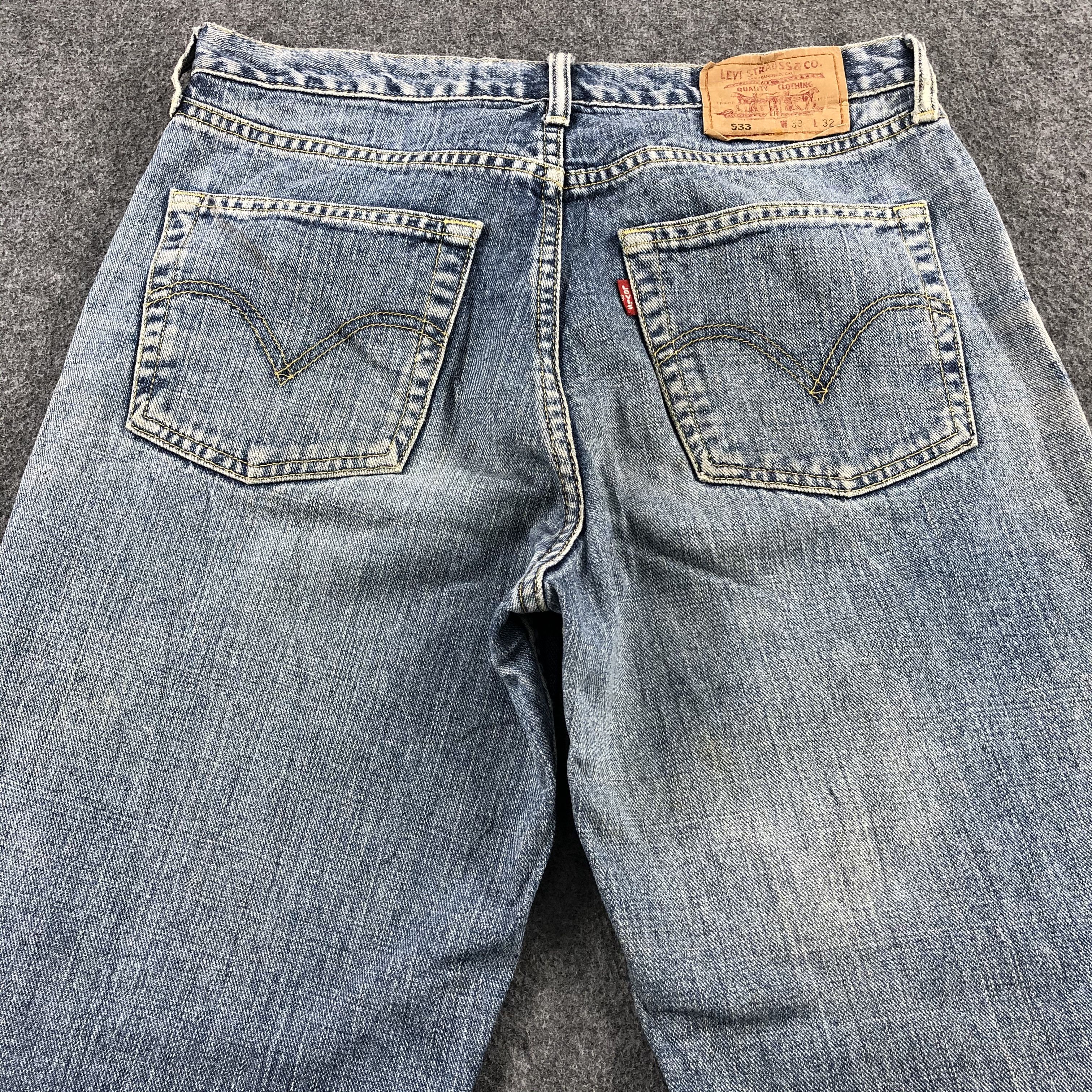 Levi's × Vintage Vintage 90s Blue Wash Levis 533 Jeans-JM1904 Size US 33 - 4 Thumbnail