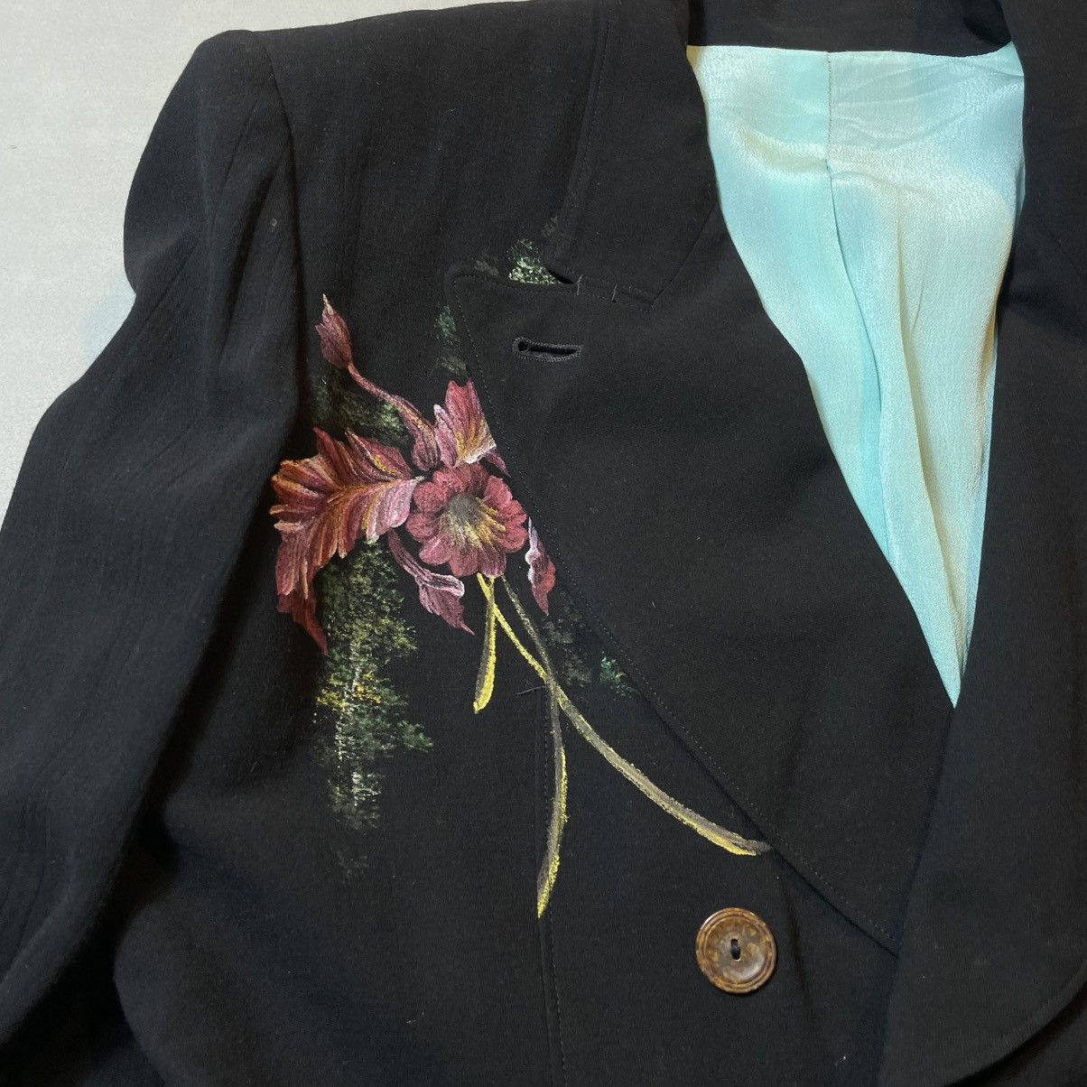 Jean Paul Gaultier JEAN PAUL GAULTIER HOMME PAINTED FLOWER Size 50S - 5 Thumbnail