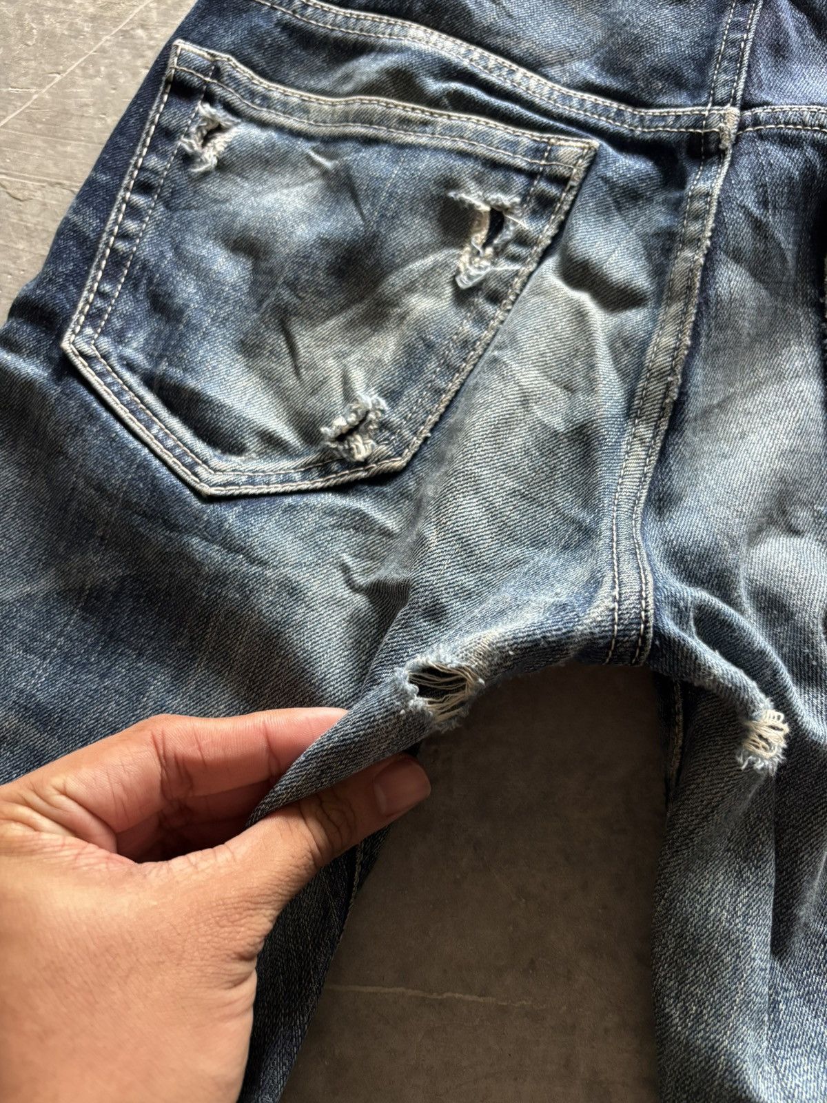 Murder License MURDER LICENSE skinny slim japanese distressed whiskered Size US 29 - 18 Thumbnail