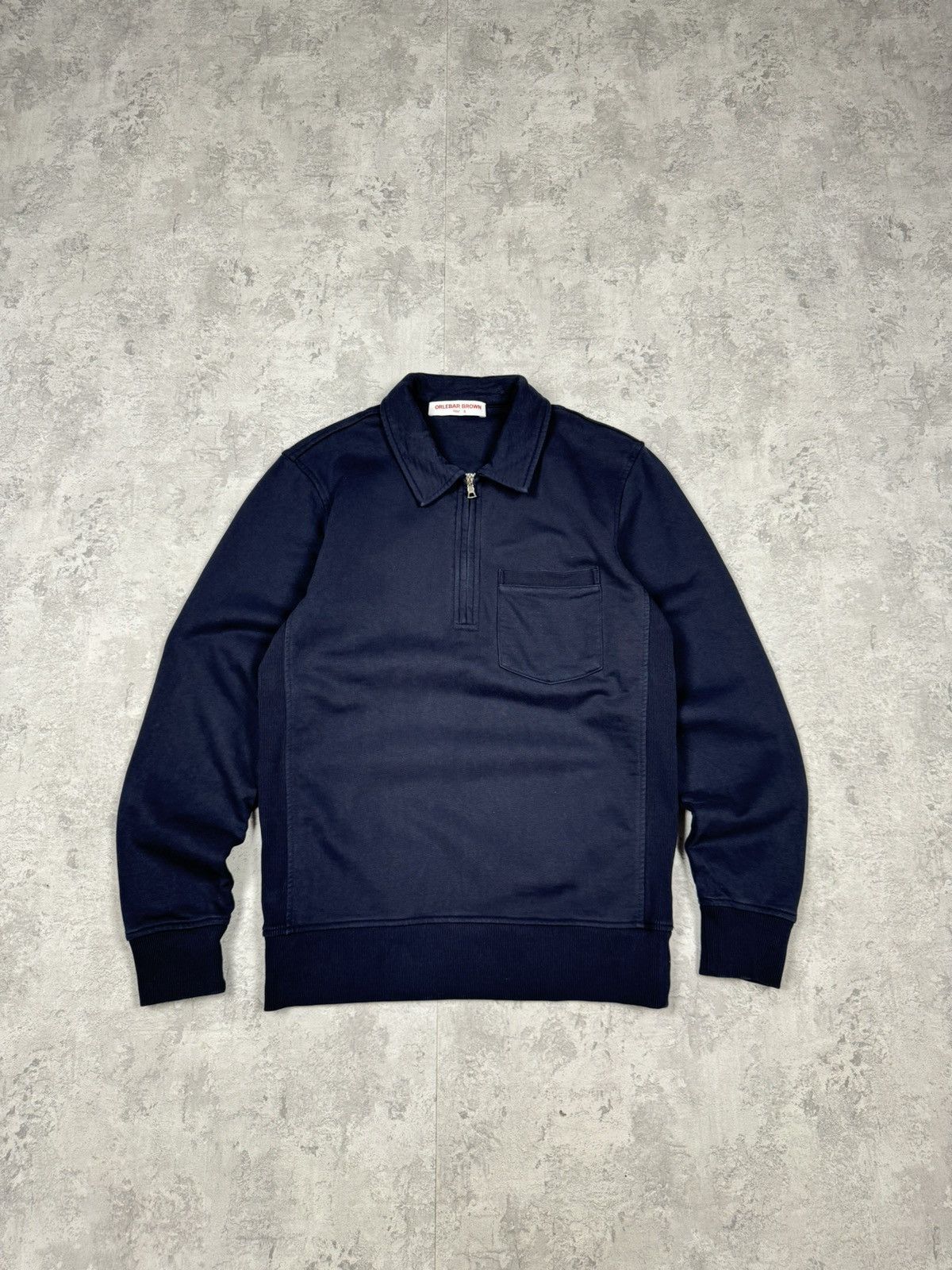 Orlebar Brown Orlebar Brown 1/4 Zip Sweatshirt Pocket Size S Size US S / EU 44-46 / 1 - 1 Thumbnail