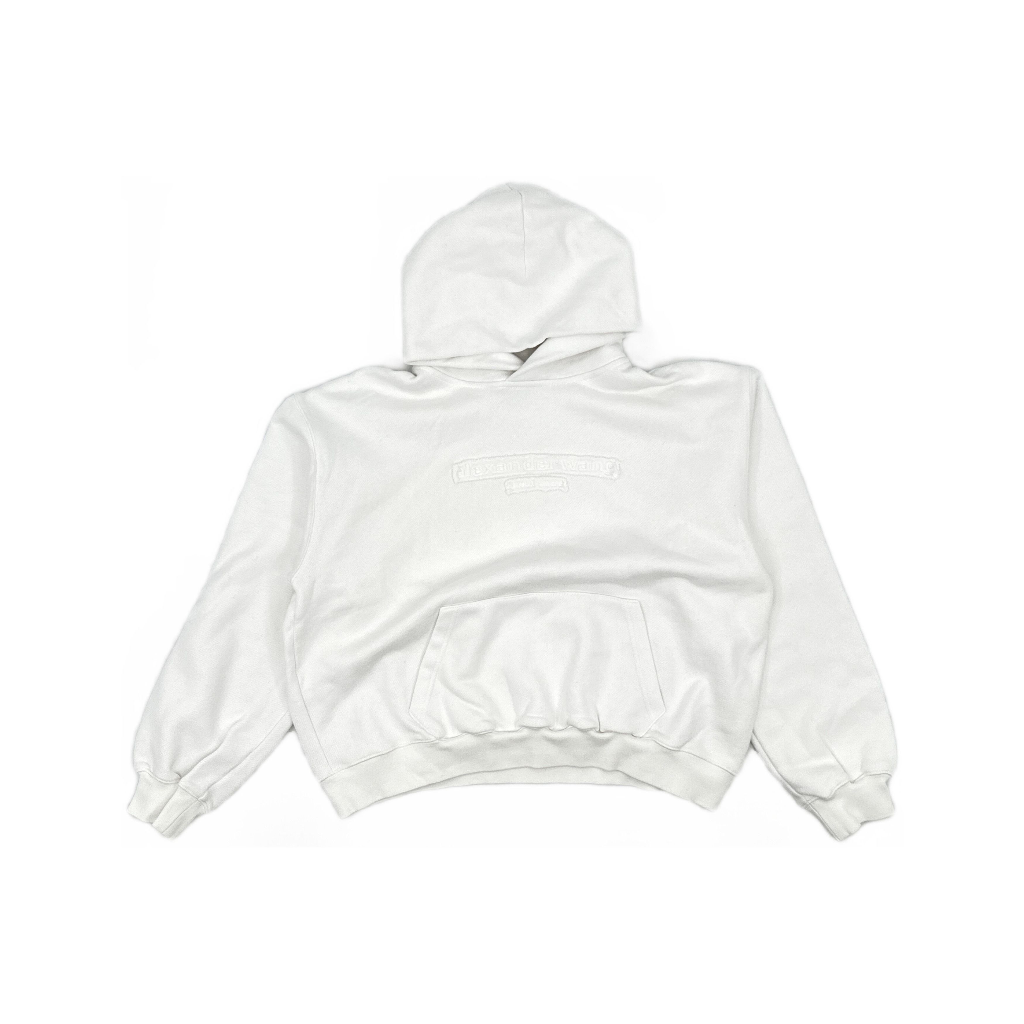 Alexander Wang Alexander Wang Logo Hoodie White Size S Size US S / EU 44-46 / 1 - 1 Thumbnail