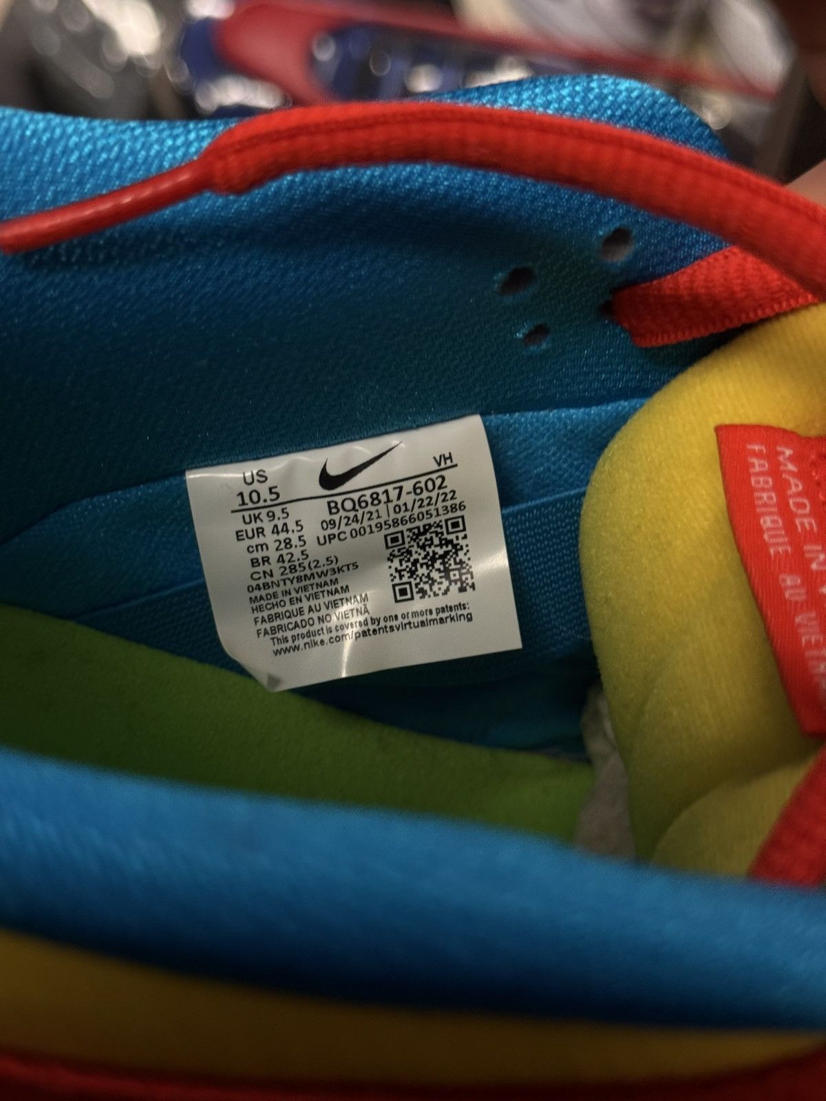 Nike Nike Dunk Low SB Bart Size 10.5 (BQ6817-602) 🧼 Size US 10.5 / EU 43-44 - 12 Thumbnail