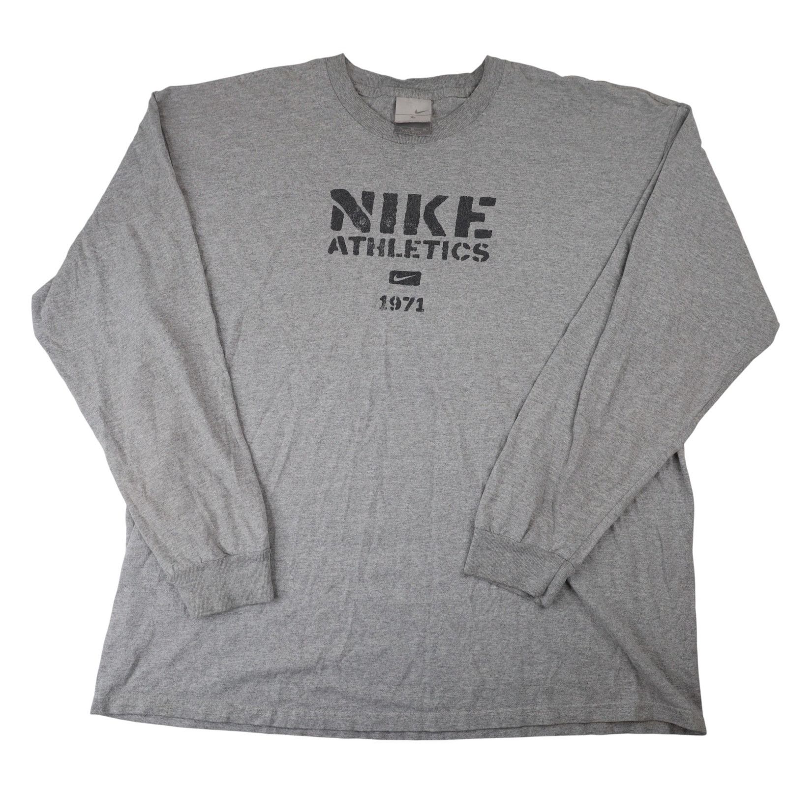 Nike VTG Y2k Nike Athletics Graphic Spellout Long Sleeve T Shirt Size US L / EU 52-54 / 3 - 1 Thumbnail