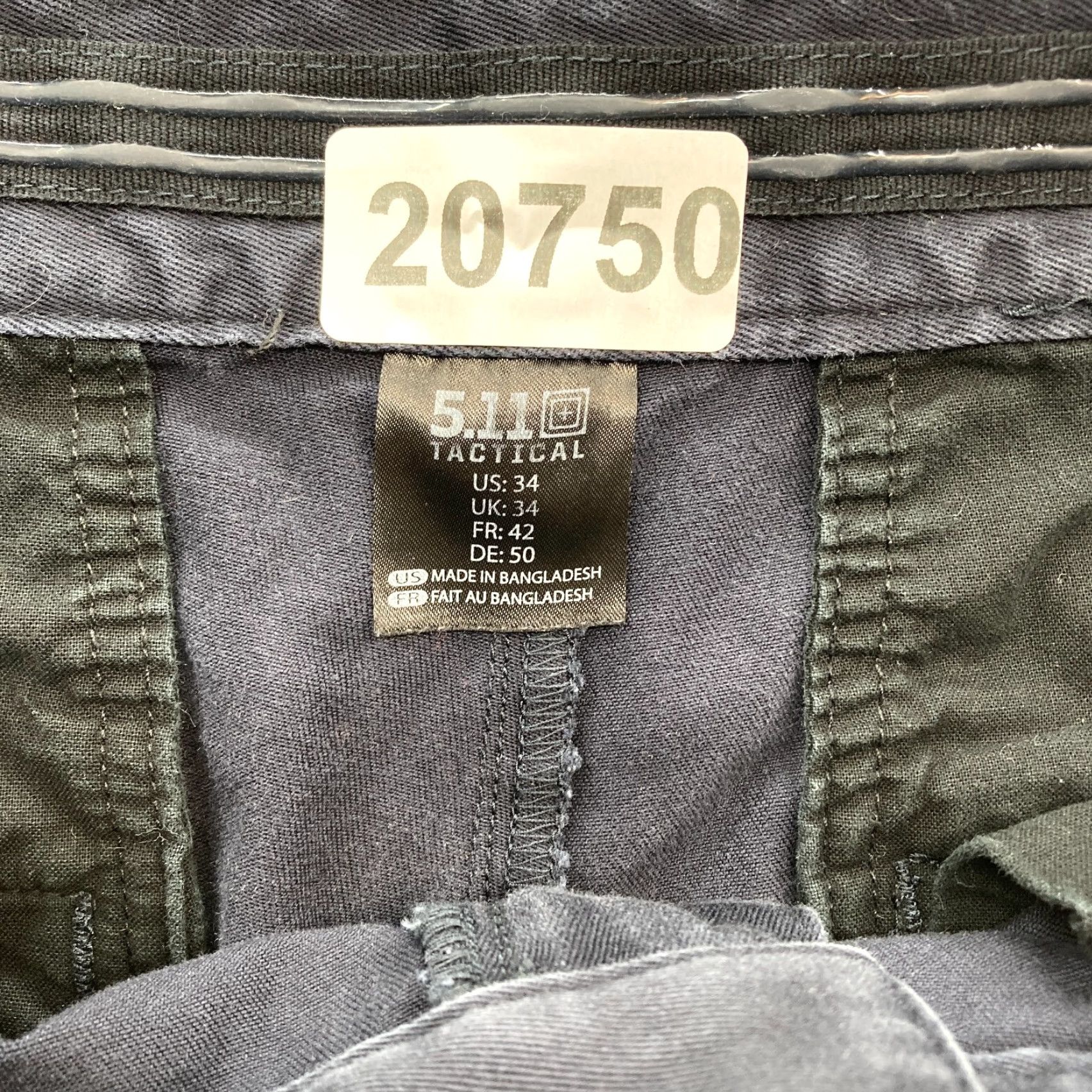 Vintage 5.11 Tactical SDB Pants Mens 34 Navy Blue Cotton Straight Leg Workwear 30x30 Pants Mens Size US 34 / EU 50 - 4 Thumbnail