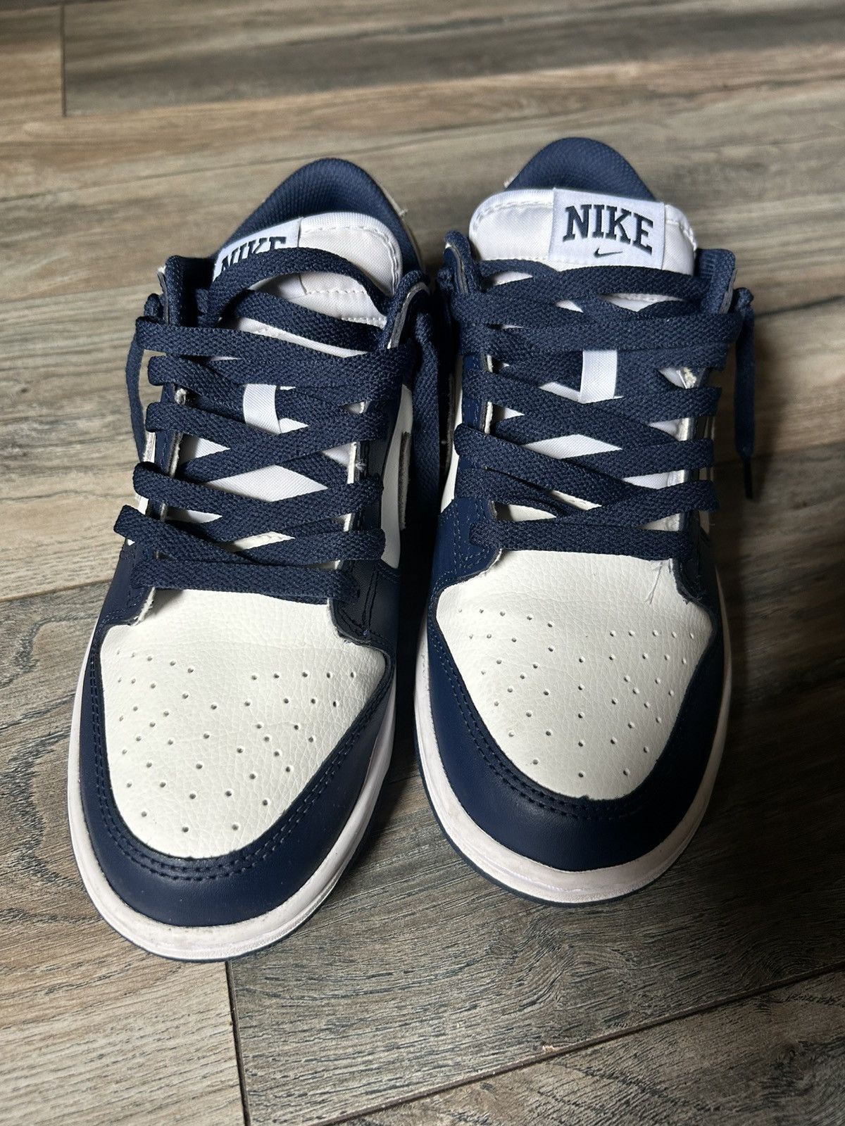 Nike Nike Dunk Low 'Midnight Navy Smoke Grey' Size US 8 / EU 41 - 3 Thumbnail