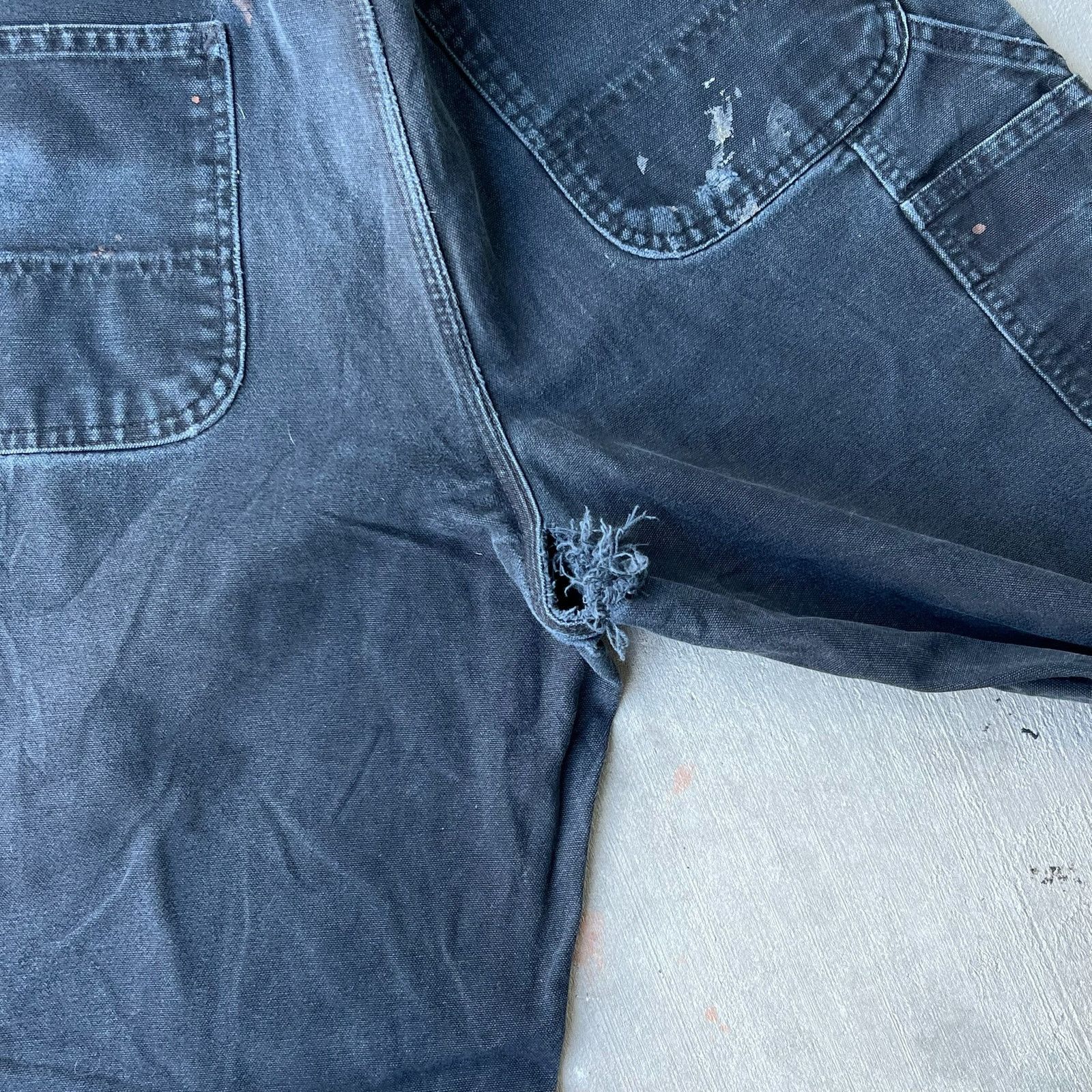 Carhartt × Vintage Carhartt faded black work wear carpenter pants Size US 36 / EU 52 - 5 Thumbnail
