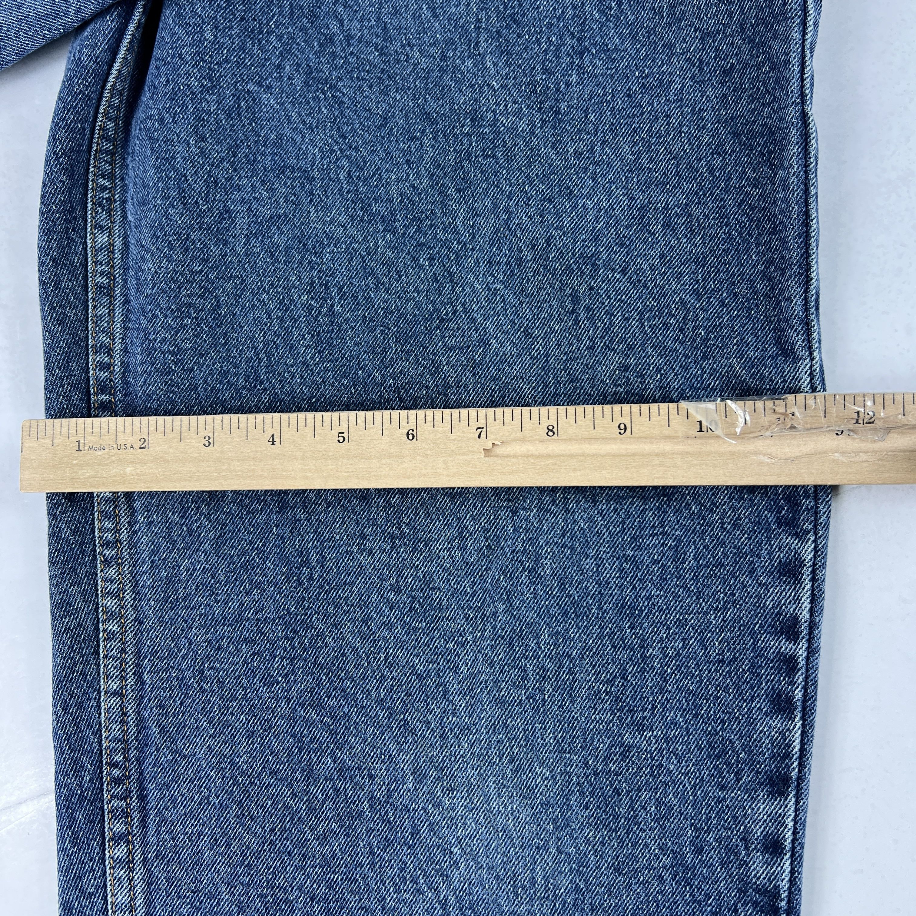 Levi's × Vintage VTG 90s Levi's Jean 560 Loose Taper Blue Denim Orange Tab Size US 33 - 19 Thumbnail