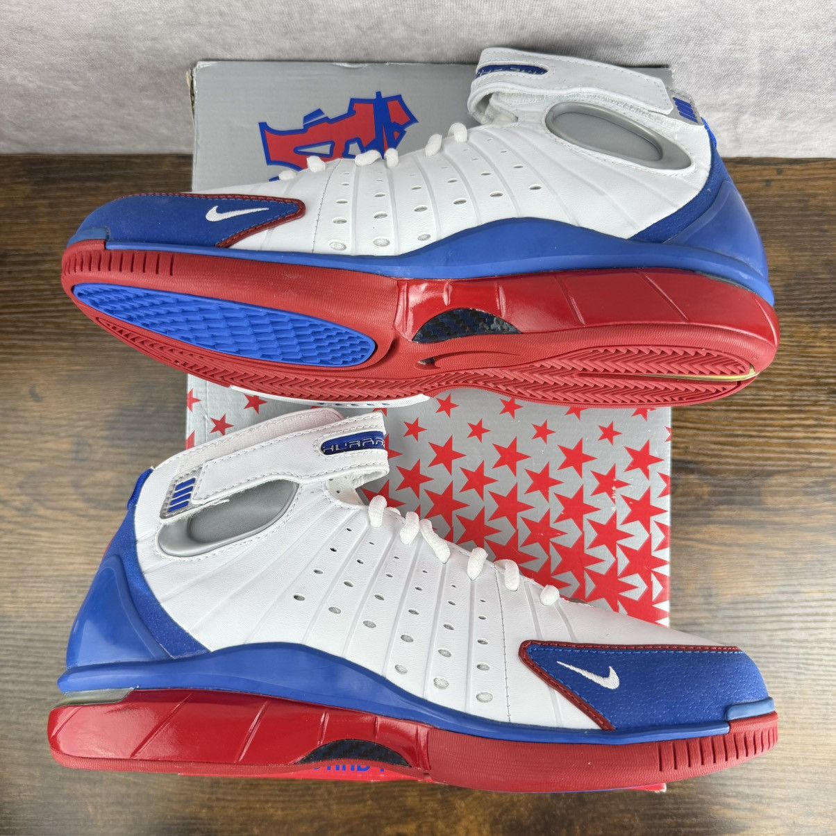 Nike NEW Nike Air Zoom Huarache 2K4 All-Star 2004 Sz 8 308475-146 Size US 8 / EU 41 - 4 Thumbnail
