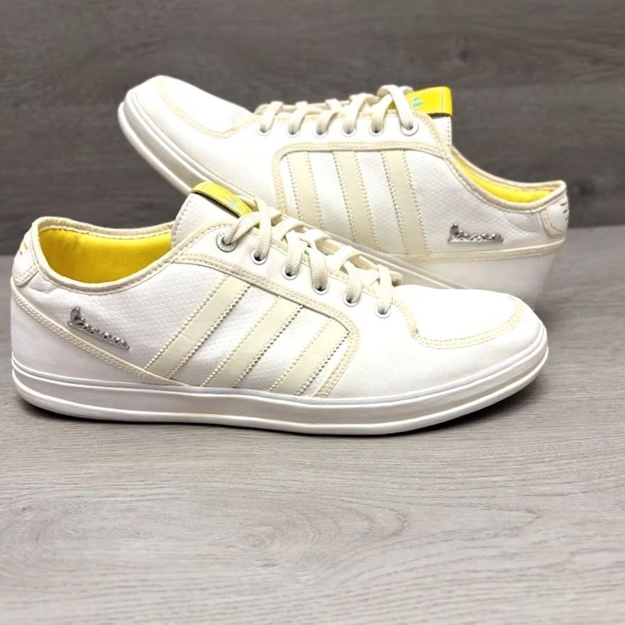 Adidas Adidas Vespa PX Sneaker G01926 White Leather Lace Up 3 Stripe Sneaker Men Size 13 JSQ Size US 13 / EU 46 - 2 Thumbnail