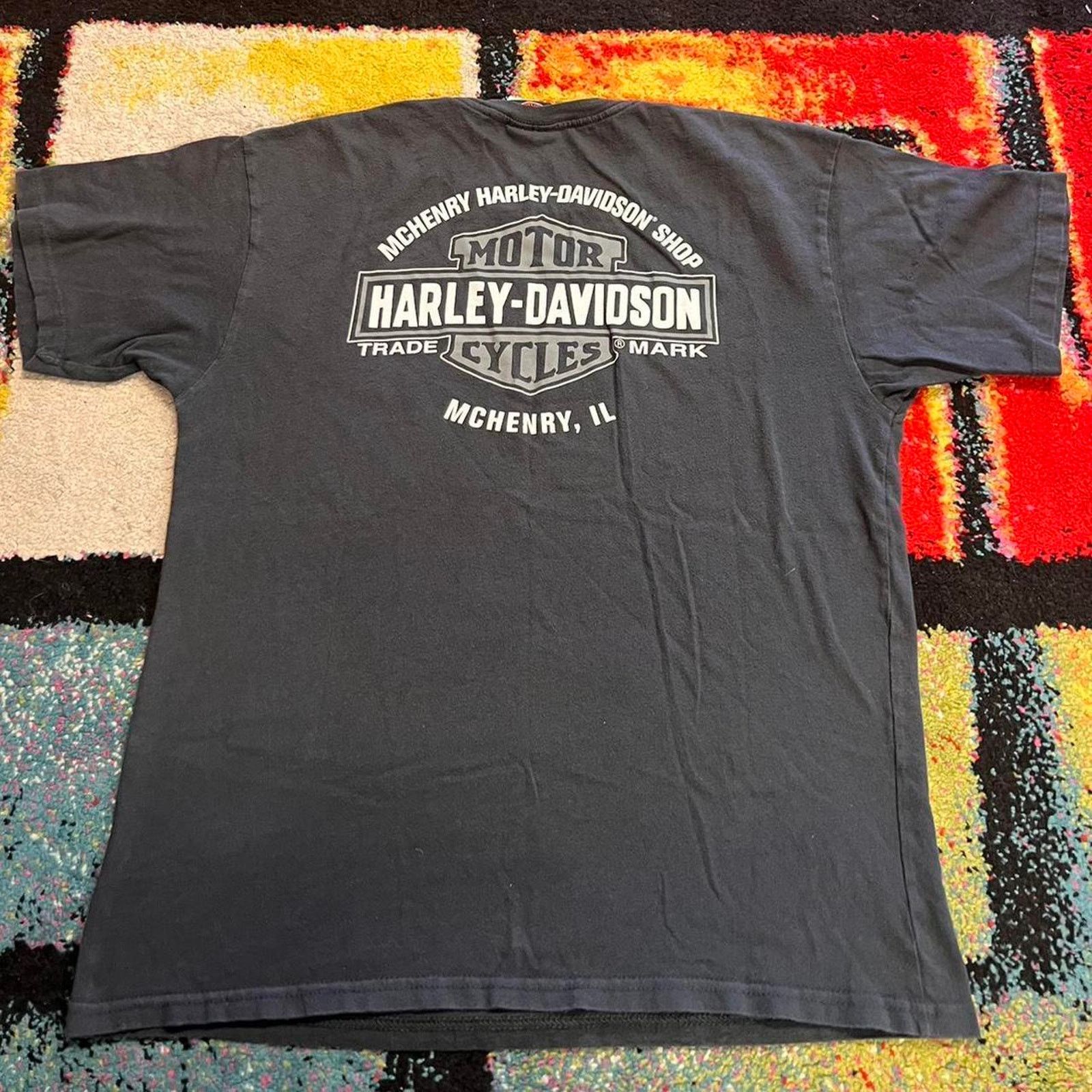 Harley Davidson Harley Davidson Y2K Affliction Style Emo Eagle Large Tee Size US L / EU 52-54 / 3 - 2 Thumbnail