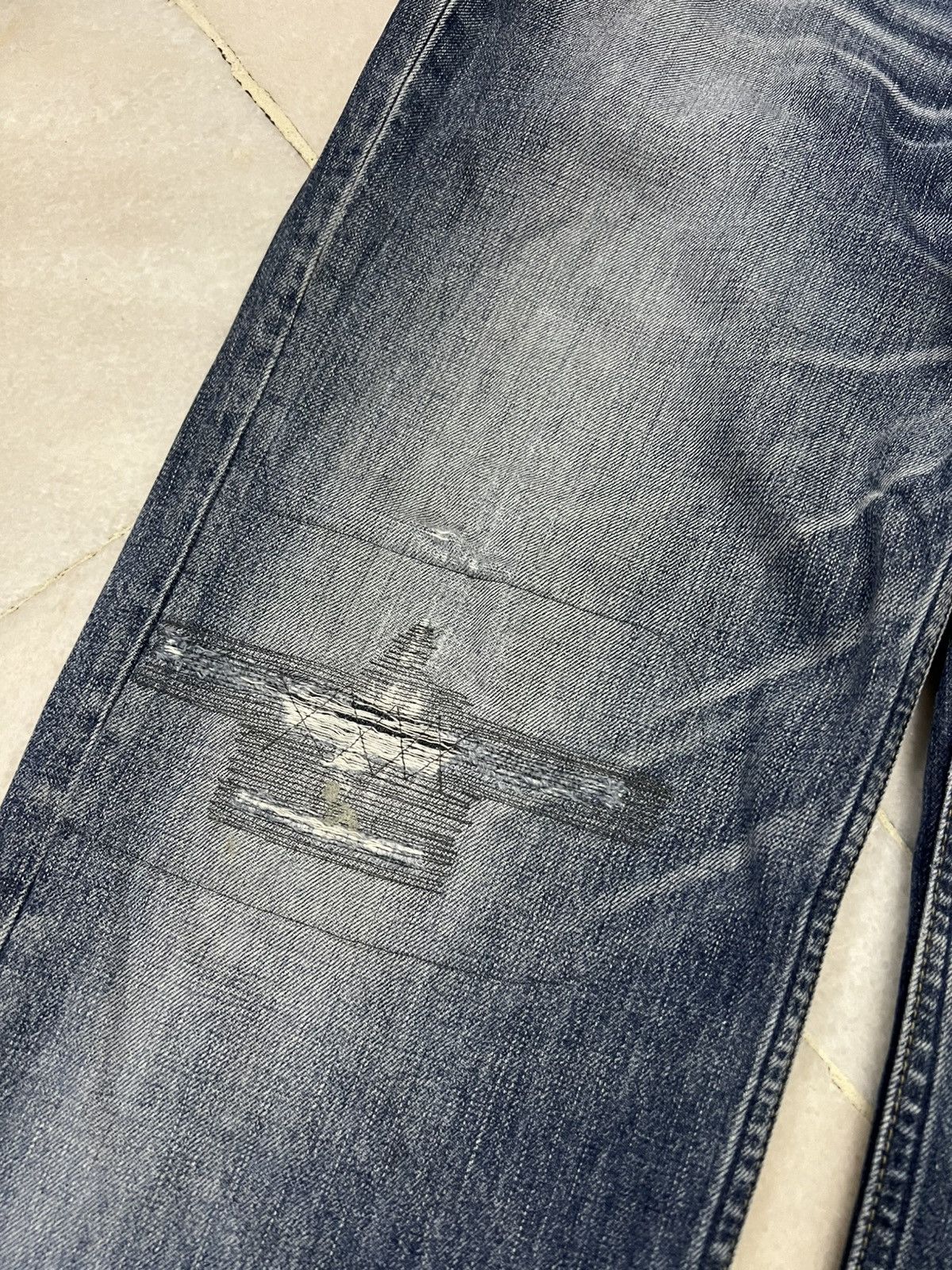 Levi's 💥Baggy💥Vintage LPC Levis 502 Faded Distressed Jean Size US 33 - 7 Thumbnail