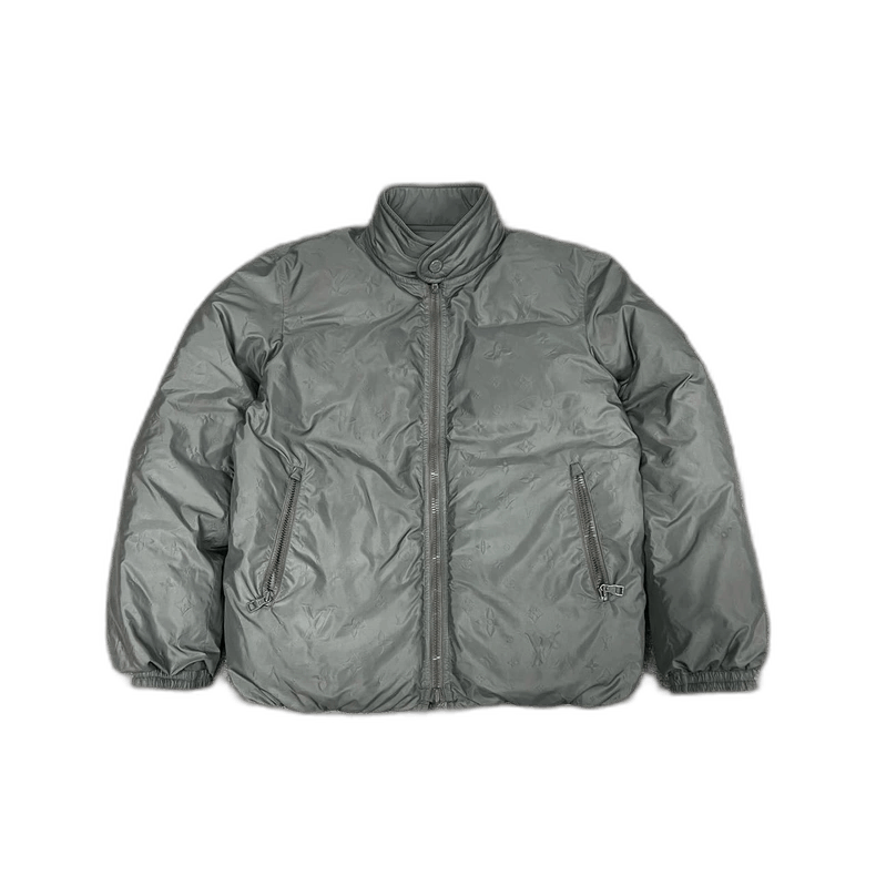 Louis Vuitton Louis Vuitton Gray Reversible Down Jacket-2506 Size L / US 10 / IT 46 - 1 Thumbnail