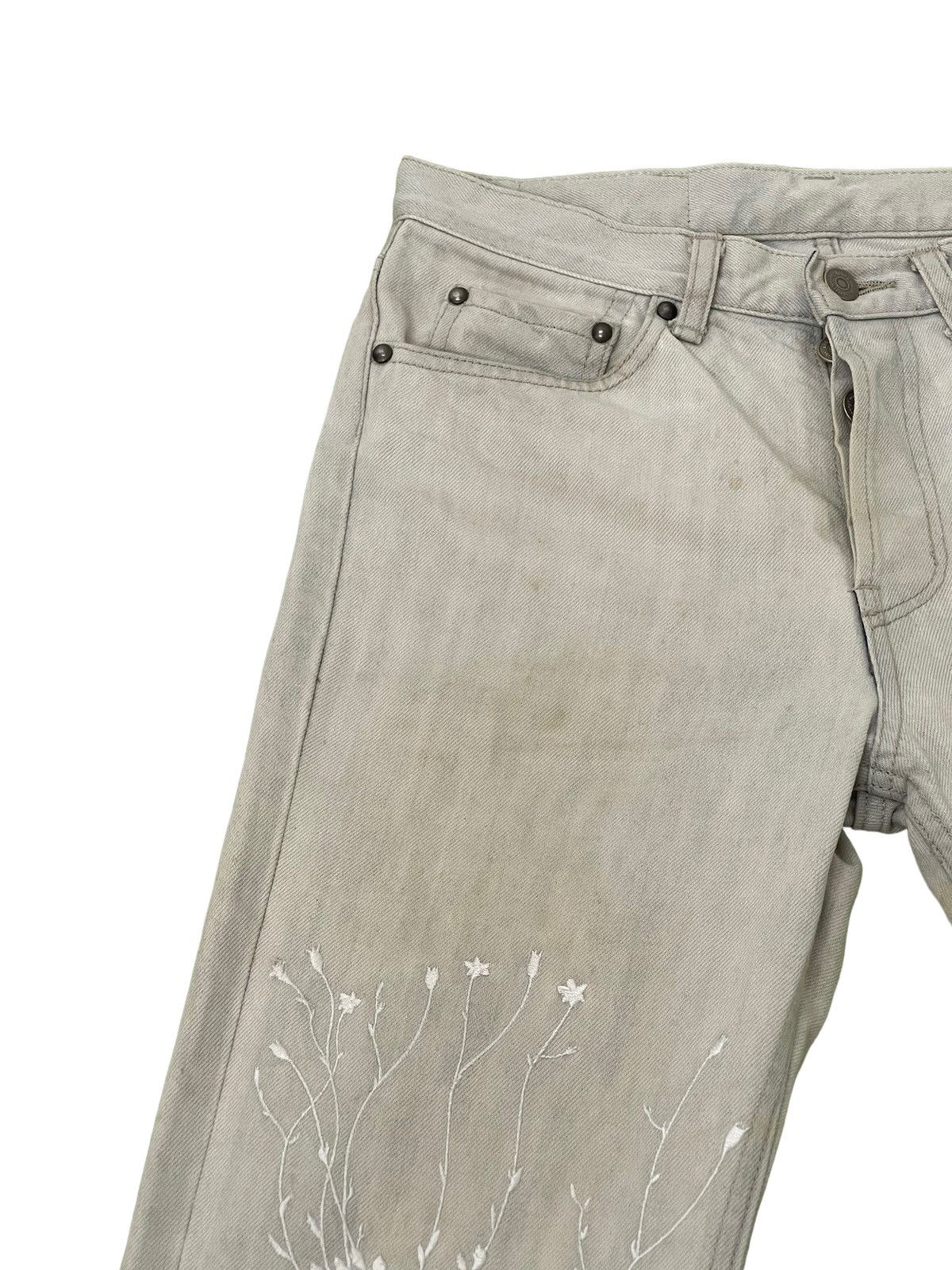 Japanese Brand Distress Jeans Naked Bunch Embroydered Regular Fit 7🟦9 Size US 28 / EU 44 - 9 Thumbnail