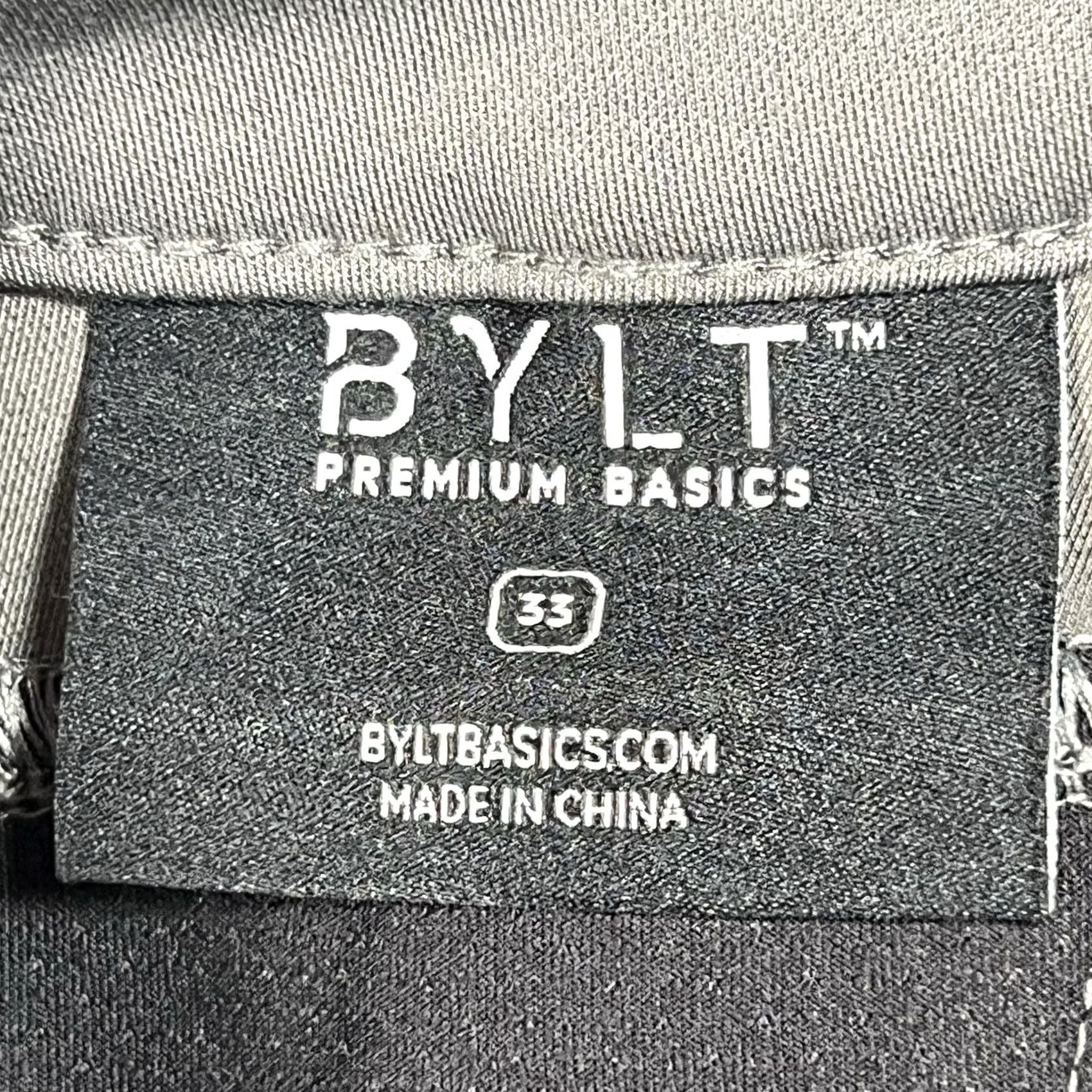 Vintage Bylt Everyday Shorts Mens Size 33 Charcoal Gray Stretch Performance Athleisure Size US 33 - 4 Thumbnail