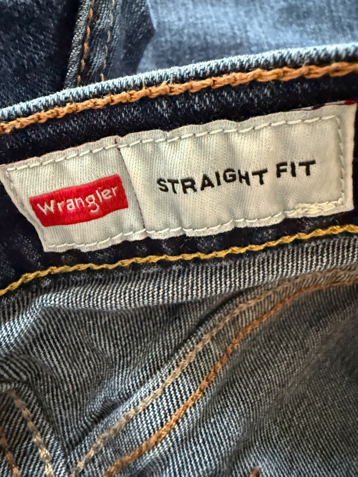 Wrangler Wrangler Mens 34x30 Straight Fit Jeans Denim Pants Classic Size US 34 / EU 50 - 8 Thumbnail