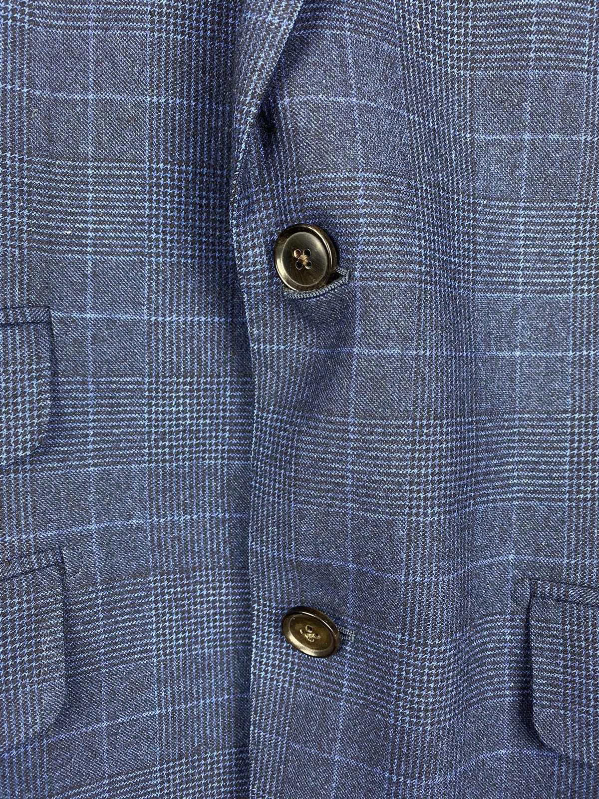 Suitsupply Suitsupply Carlo Barbera Sienna wool checked blazer jacket Size 36R - 9 Thumbnail
