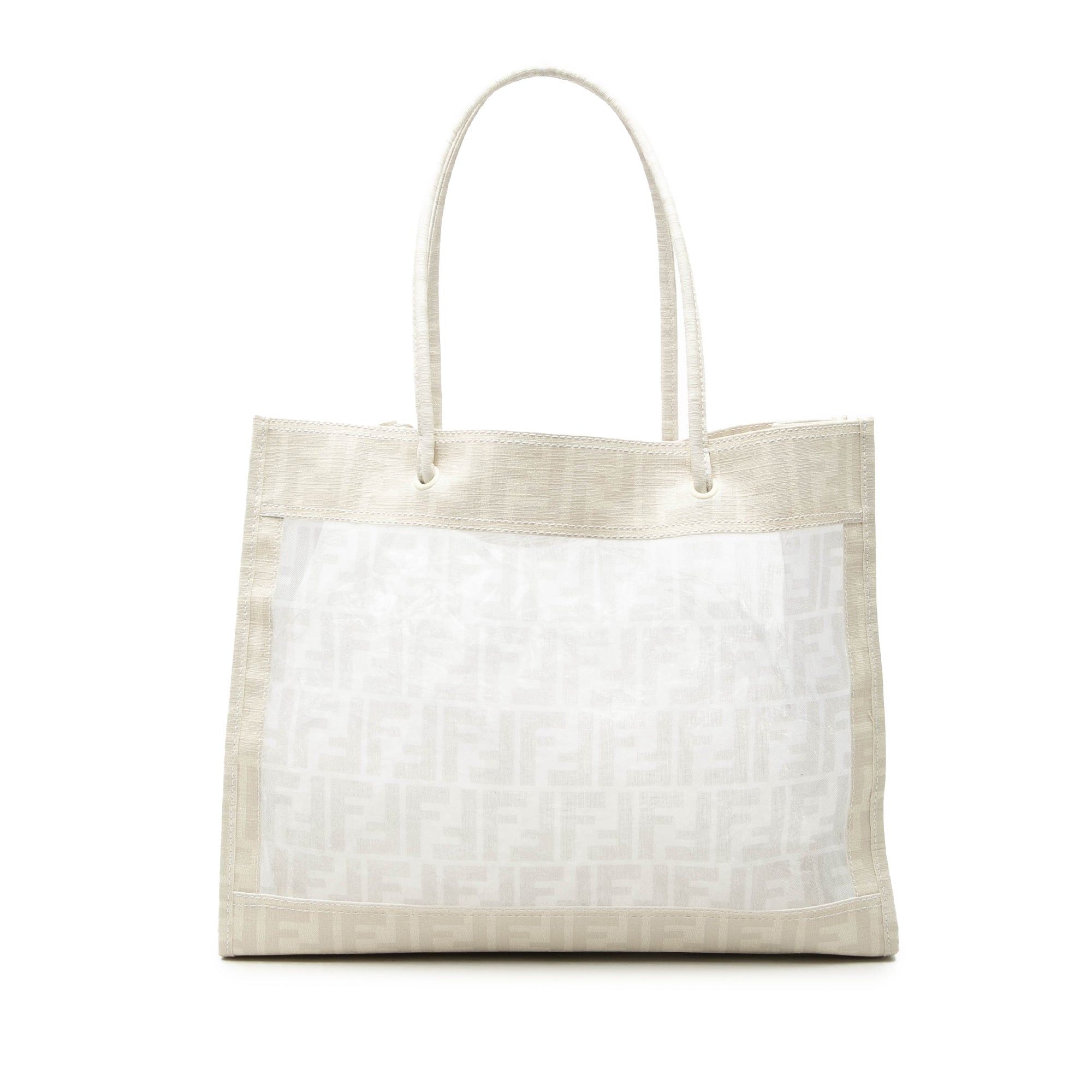 Fendi Coated Canvas Trimmed Zucca Mesh Tote Size ONE SIZE - 1 Thumbnail