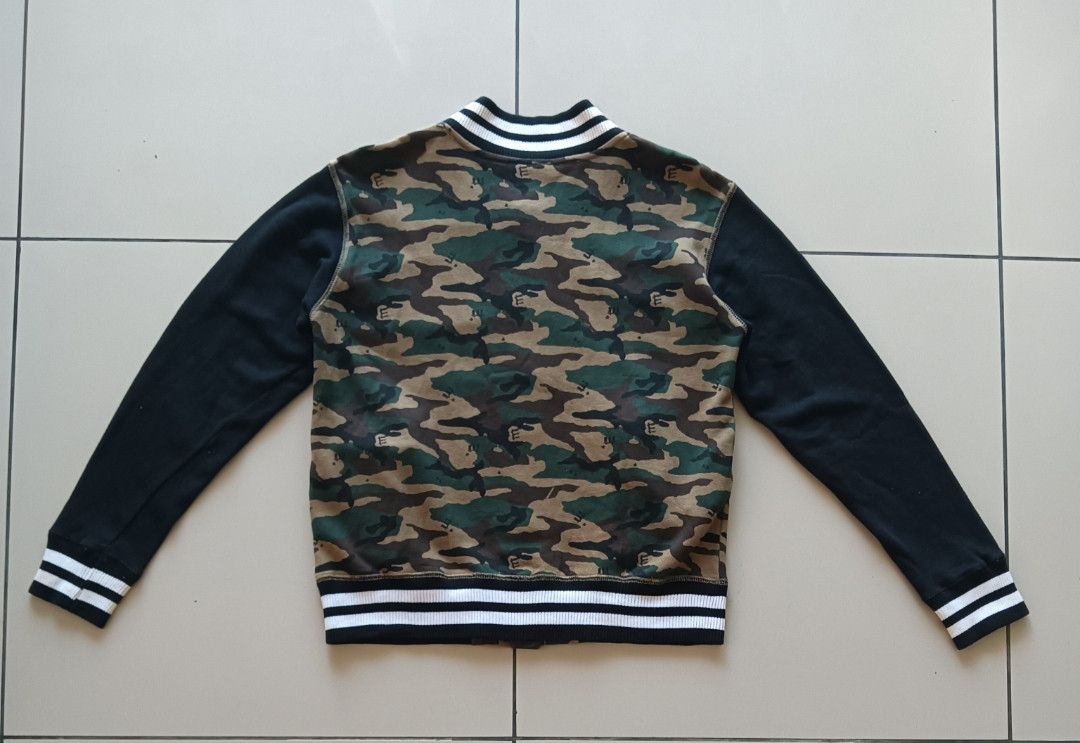 Japanese Brand VARSITY JACKET VISION STREET WEAR STYLE CAMO Size US M / EU 48-50 / 2 - 5 Thumbnail