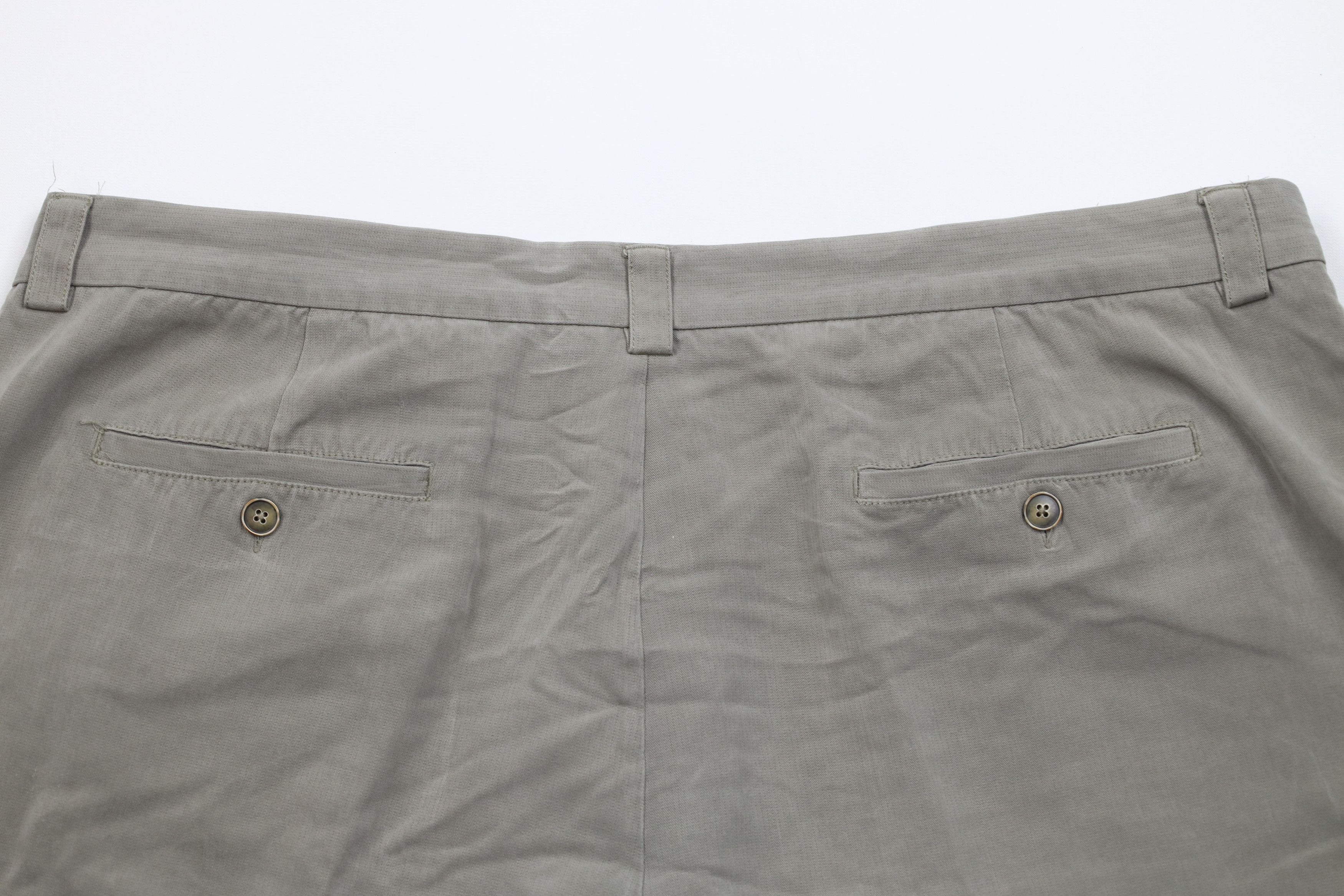Tommy Bahama × Vintage Vintage Tommy Bahama Above Knee Silk Chino Shorts Green Size US 42 / EU 58 - 9 Thumbnail