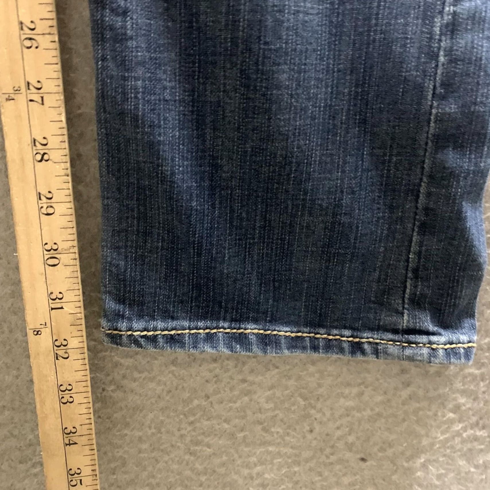 BKE BKE Denim Jeans Blue 31R Regular Jake Straight Leg Ankle Length Mens Size US 31 - 6 Thumbnail