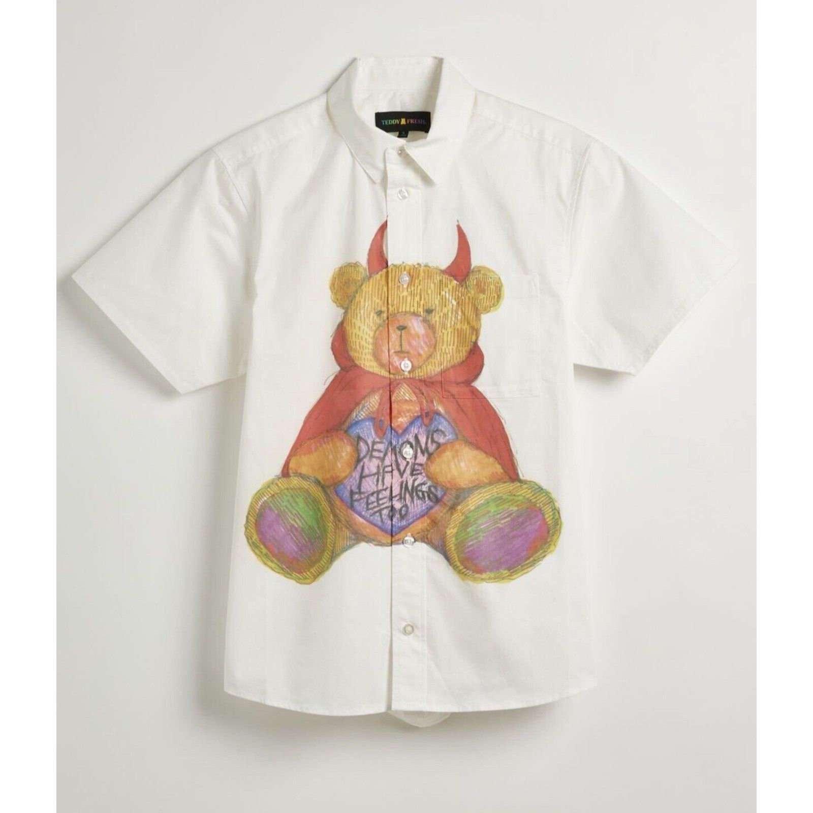 Teddy Fresh Teddy Fresh Big Bear Button Down Shirt Size Small New Demon Size US S / EU 44-46 / 1 - 1 Thumbnail